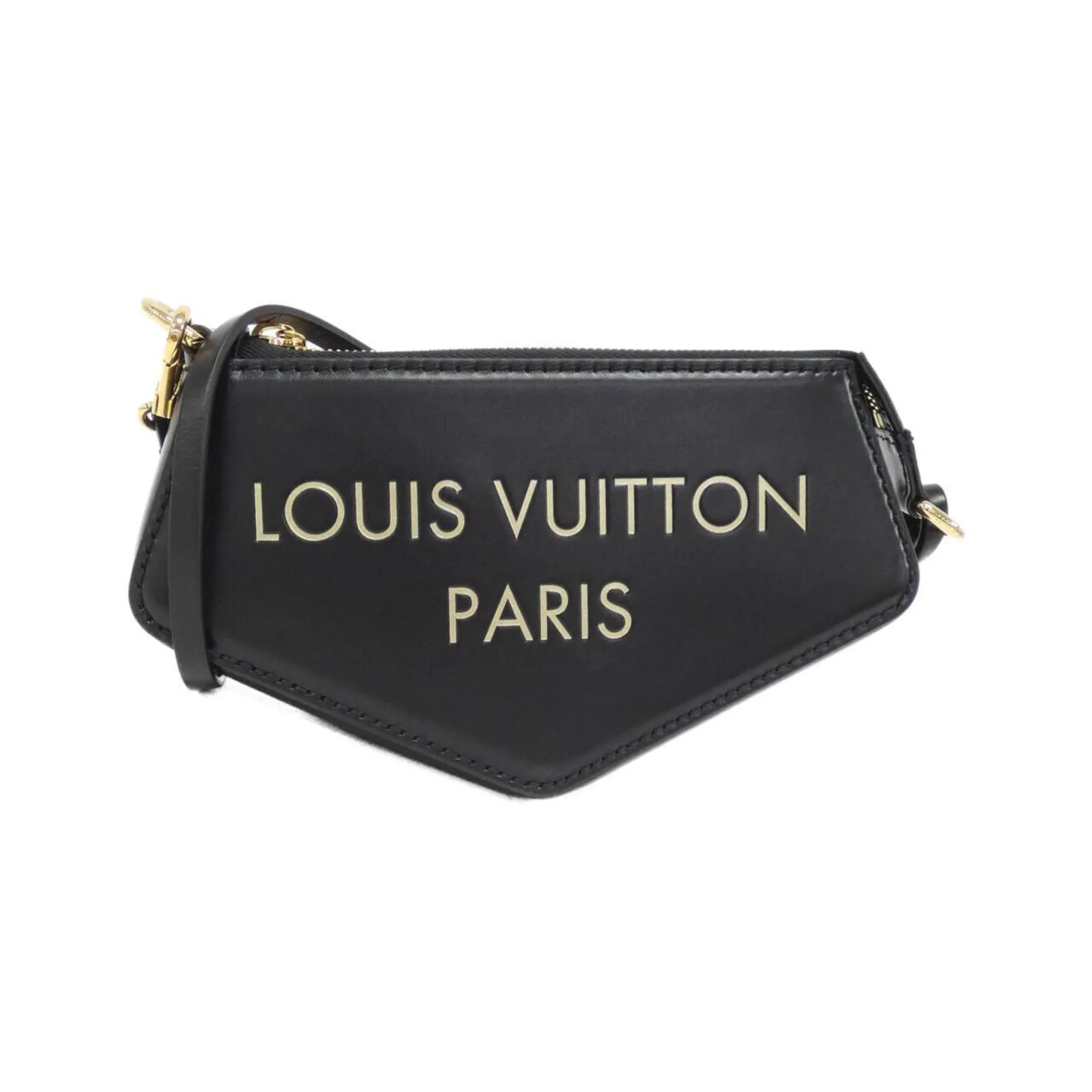 Louis Vuitton Leather Clutch Bag (Pre-Owned)