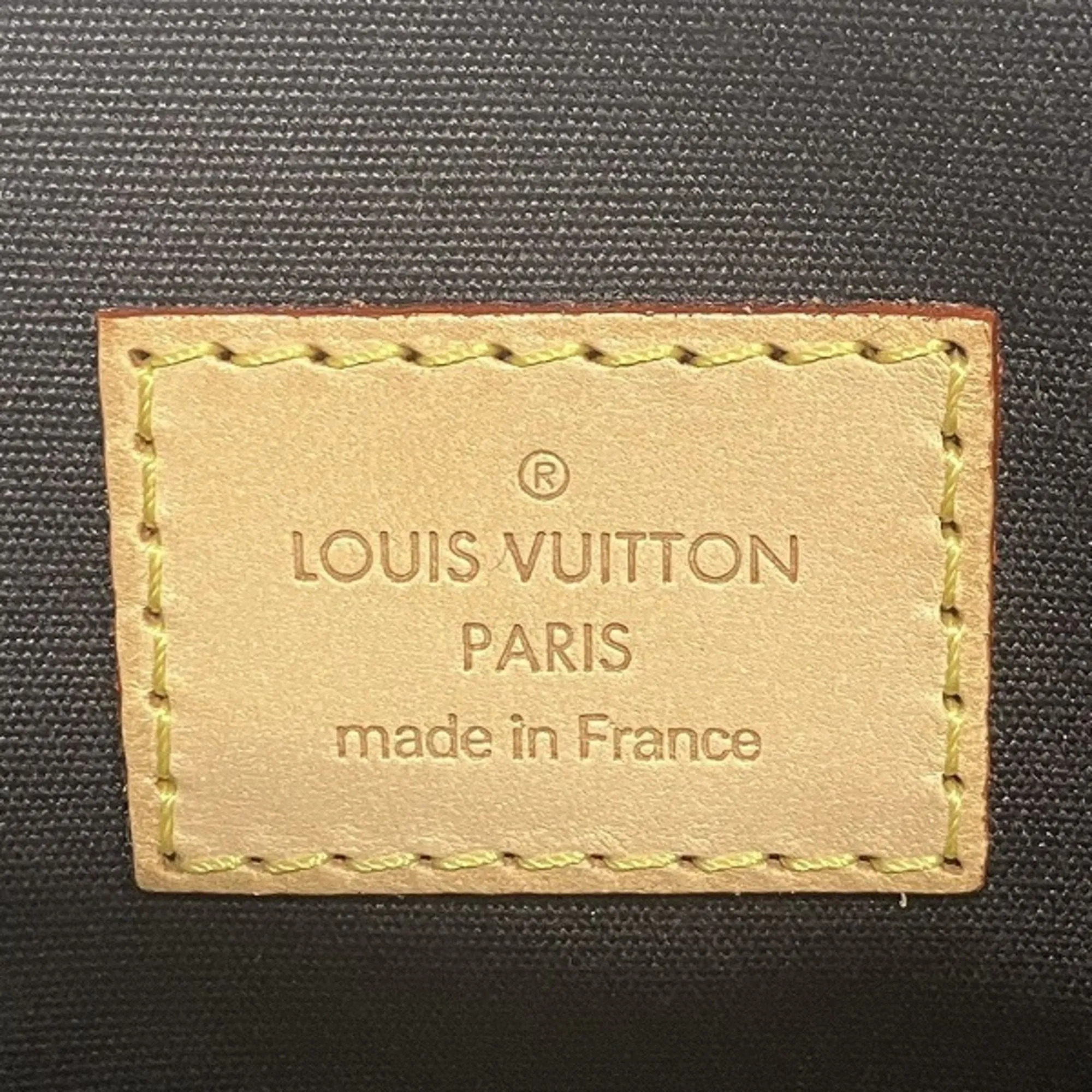 Louis Vuitton Leather Handbag Tote Bag (Pre-Owned)