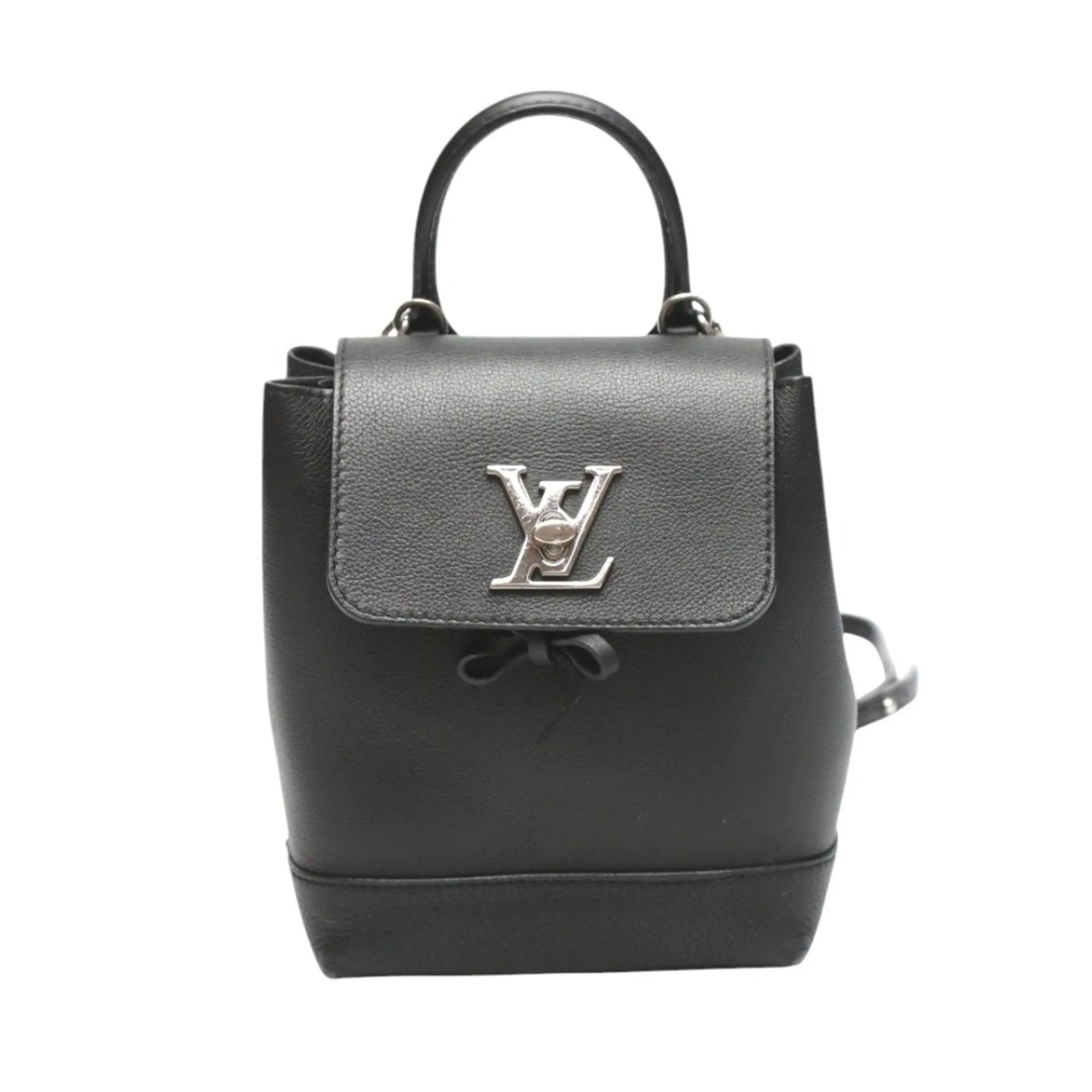 Louis Vuitton Lockme Leather Backpack Bag (Pre-Owned)