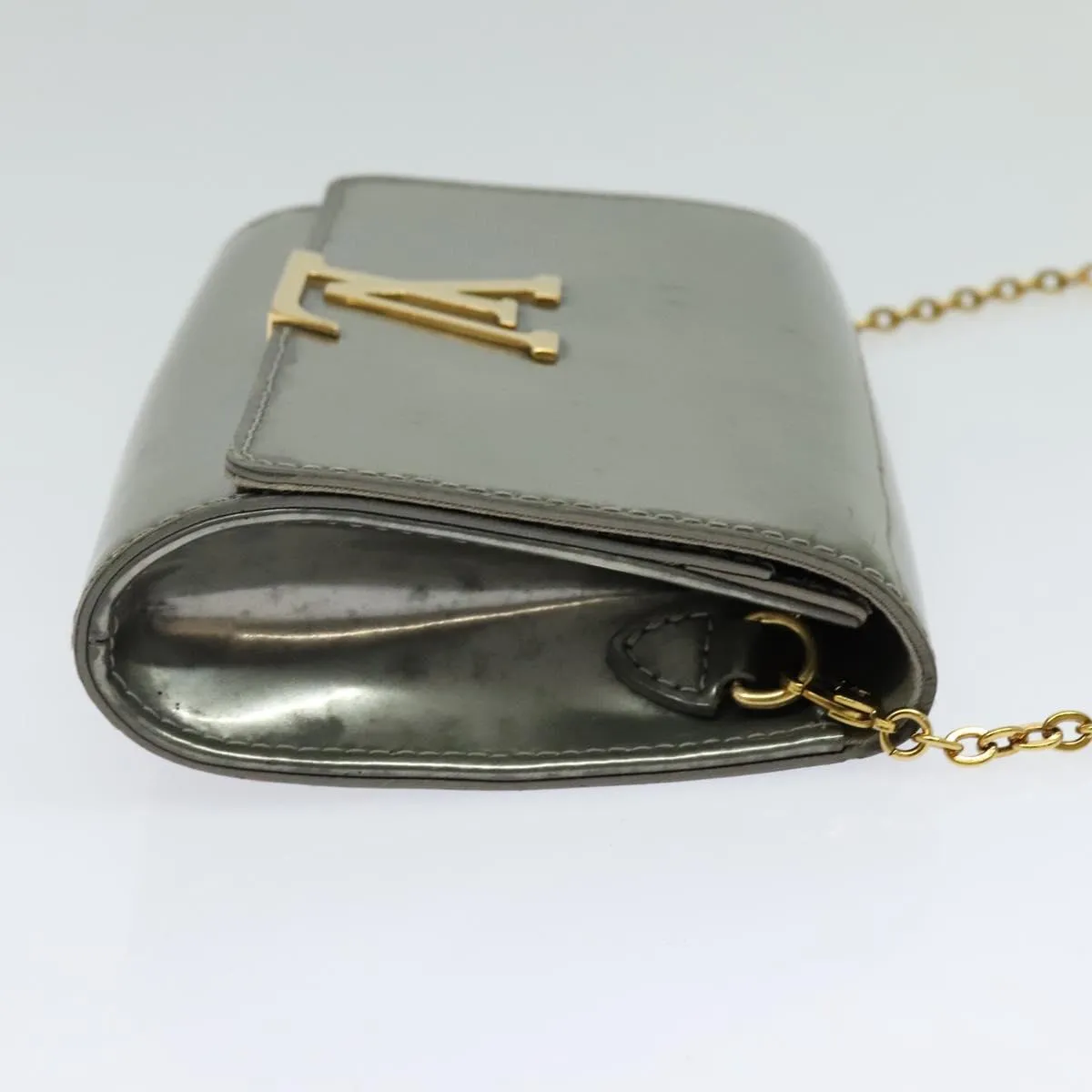 Louis Vuitton Louise Patent Leather Clutch Bag (Pre-Owned)