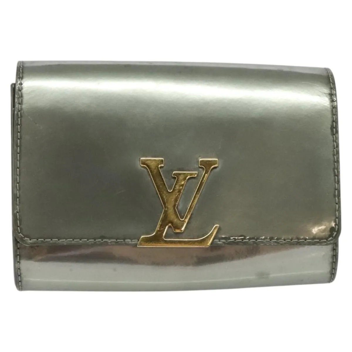Louis Vuitton Louise Patent Leather Clutch Bag (Pre-Owned)