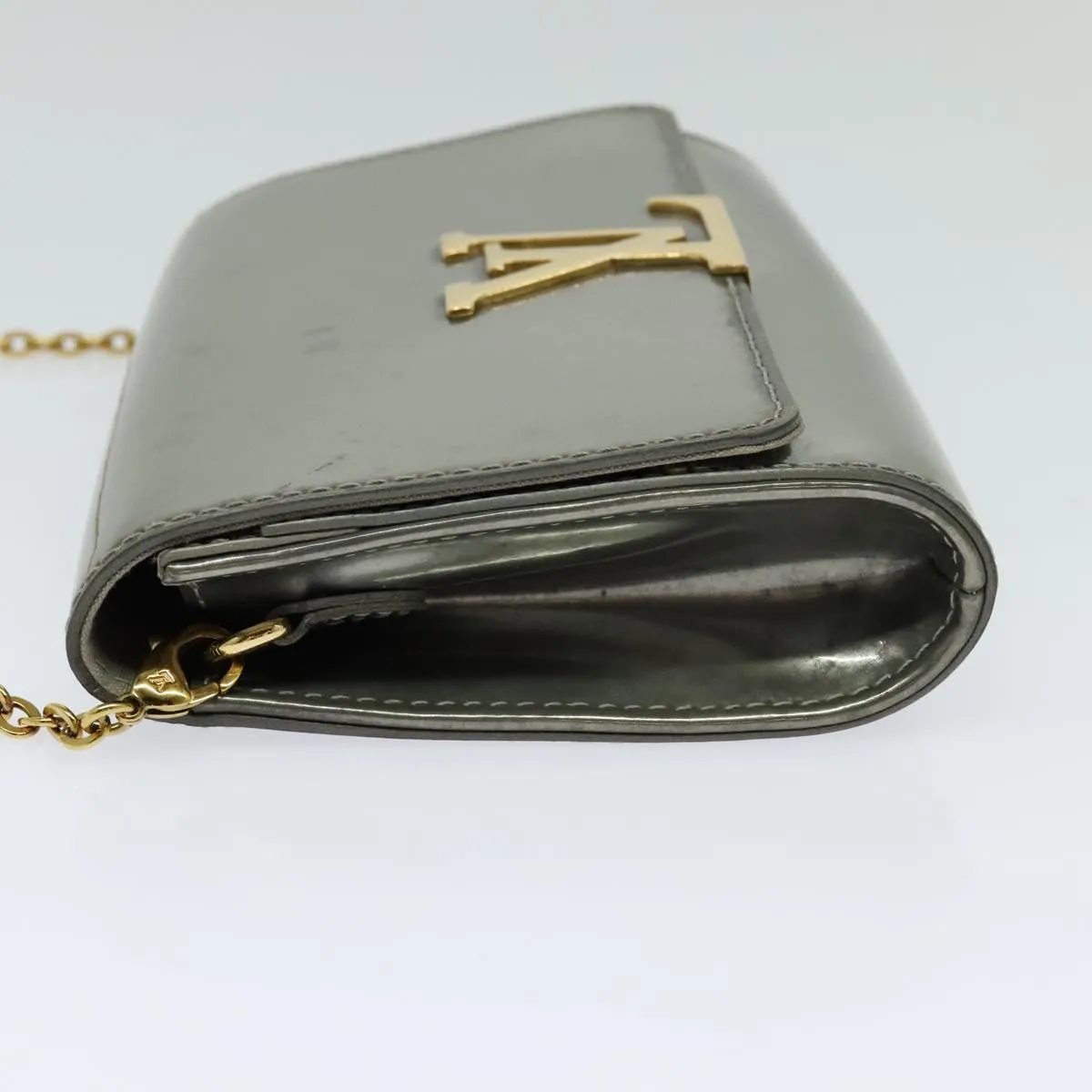 Louis Vuitton Louise Patent Leather Clutch Bag (Pre-Owned)