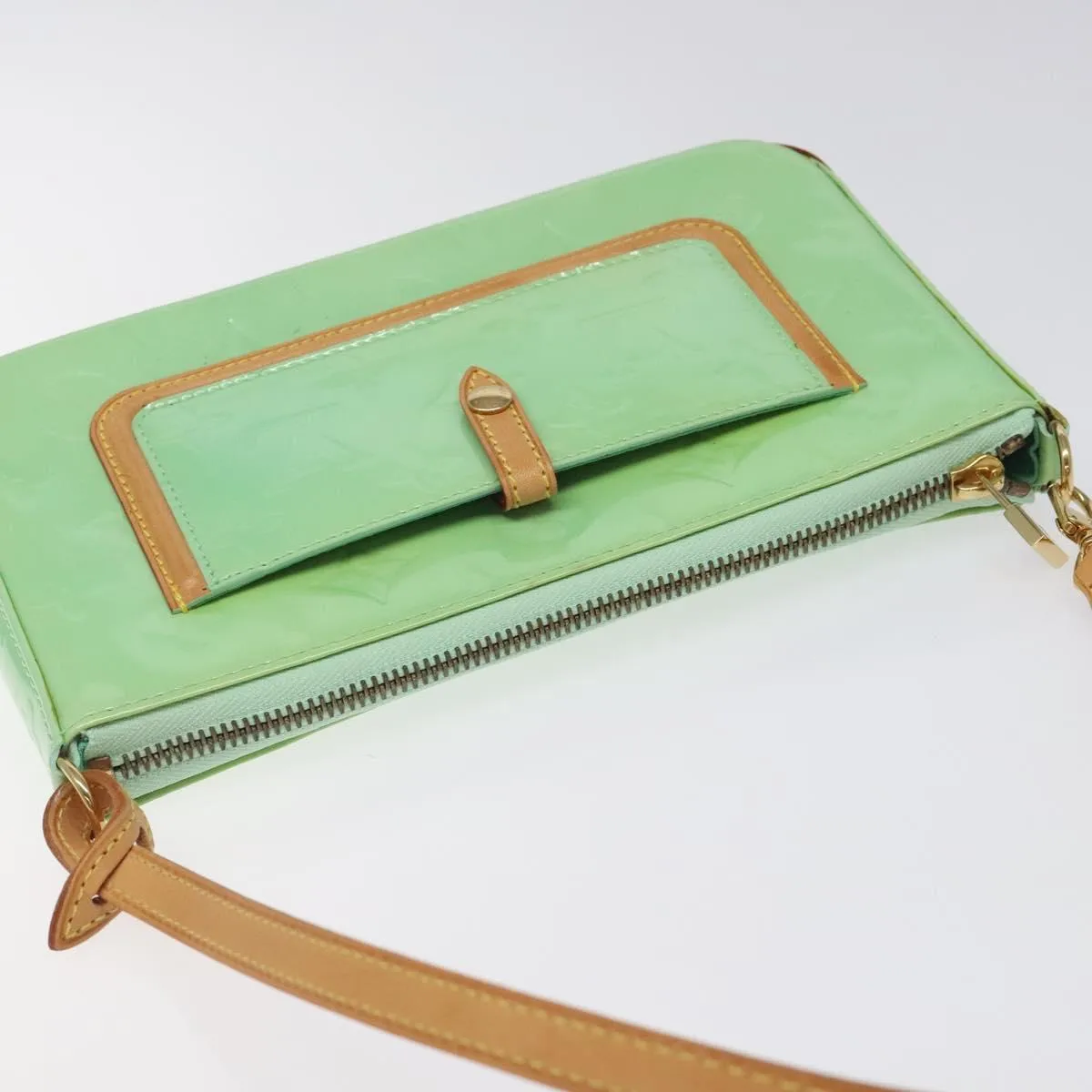 Louis Vuitton Mallory Patent Leather Clutch Bag (Pre-Owned)