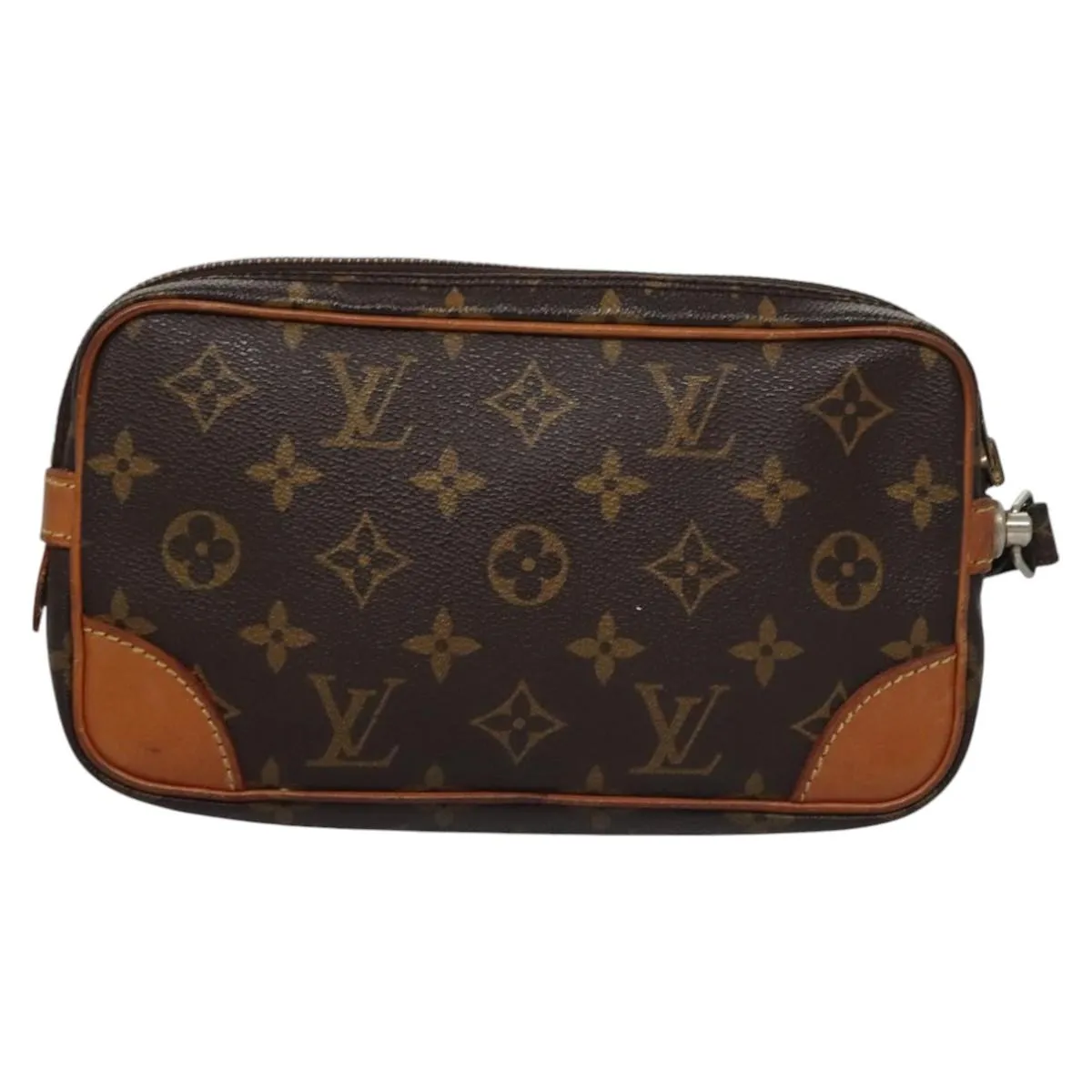 Louis Vuitton Marly Dragonne Canvas Clutch Bag (Pre-Owned)