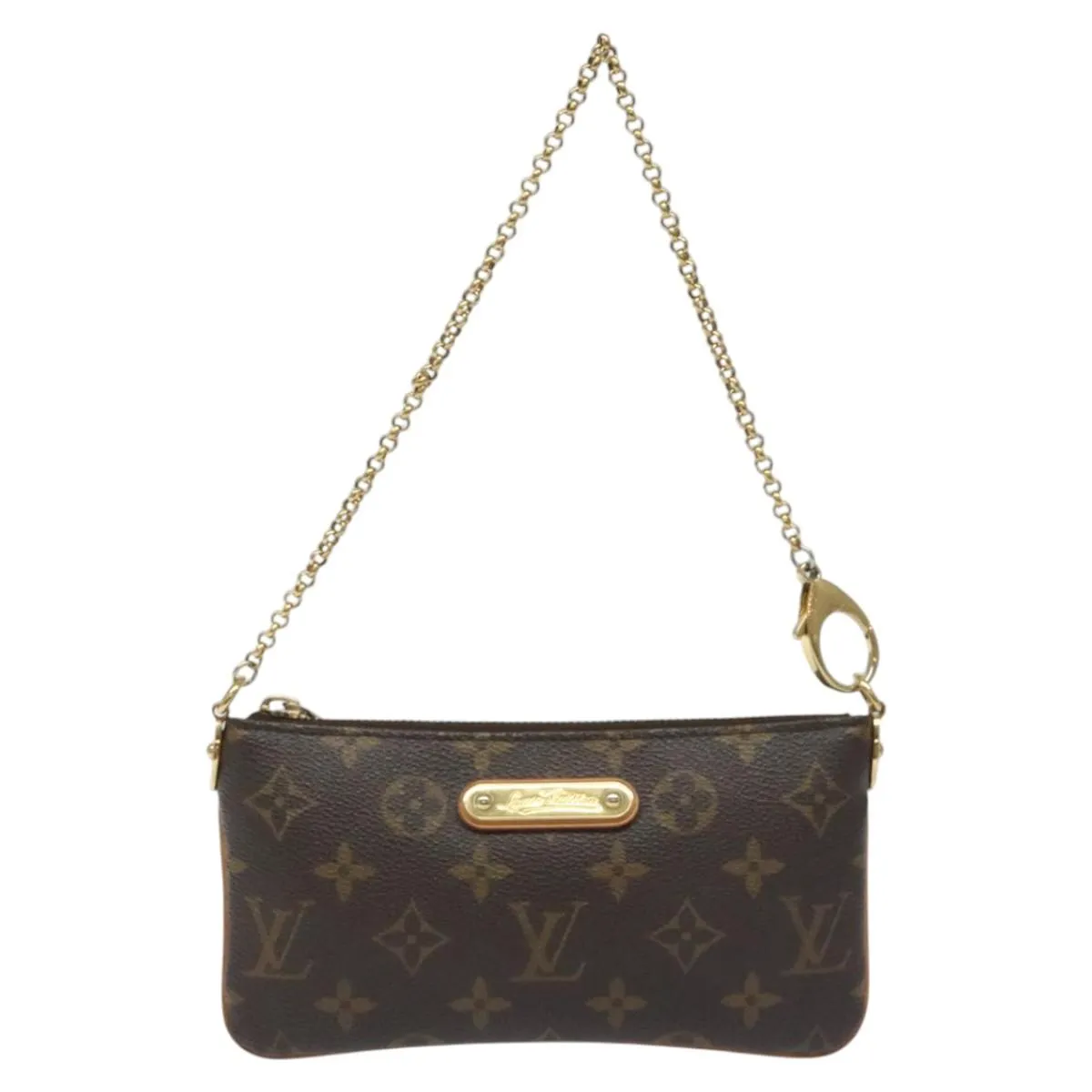Louis Vuitton Milla Canvas Clutch Bag (Pre-Owned)
