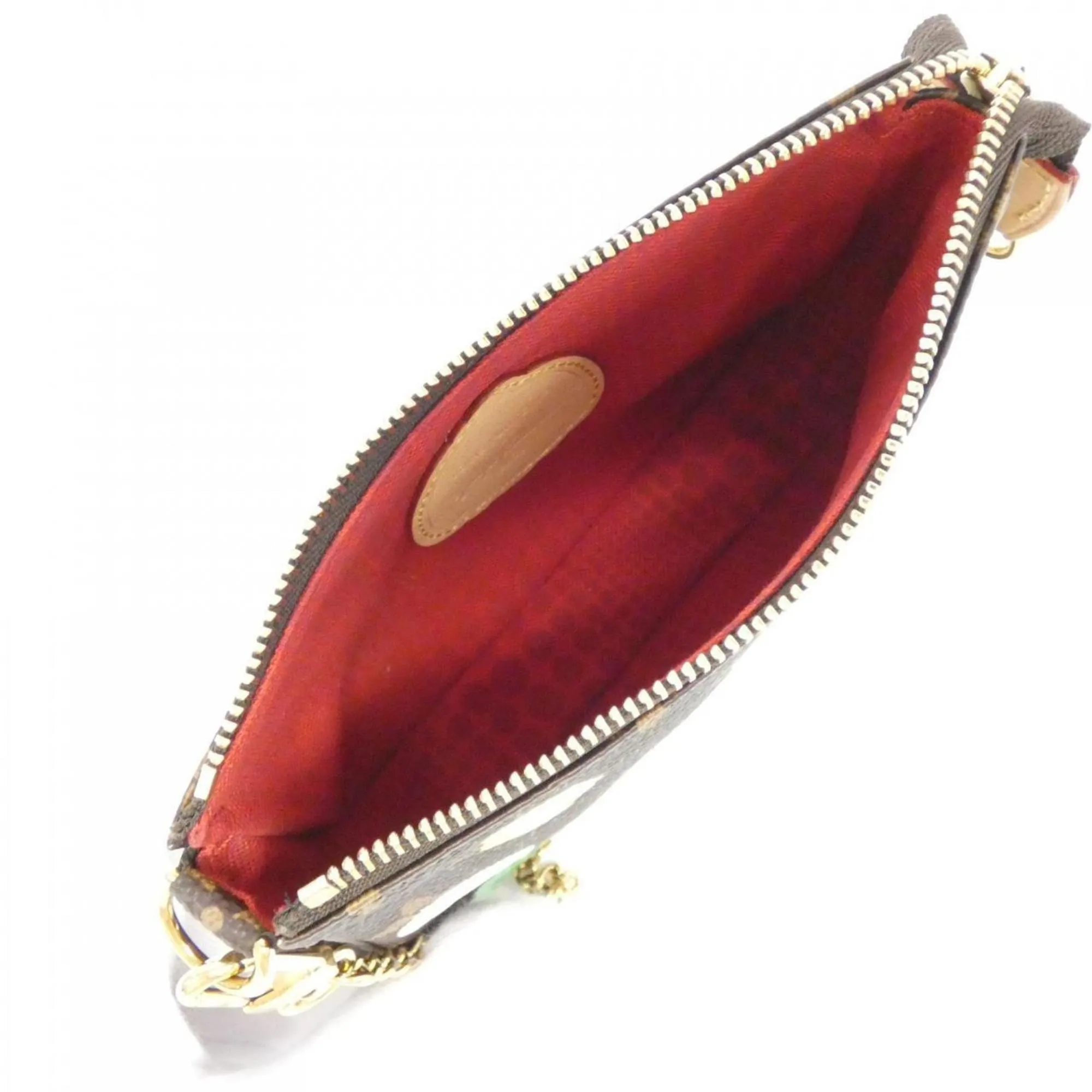 Louis Vuitton Mini Pochette Accessoires Canvas Clutch Bag (Pre-Owned)