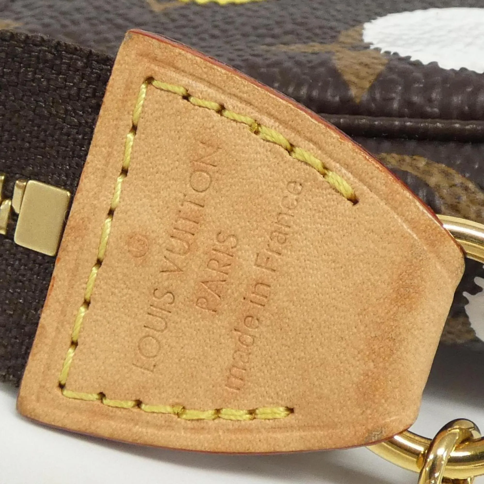 Louis Vuitton Mini Pochette Accessoires Canvas Clutch Bag (Pre-Owned)