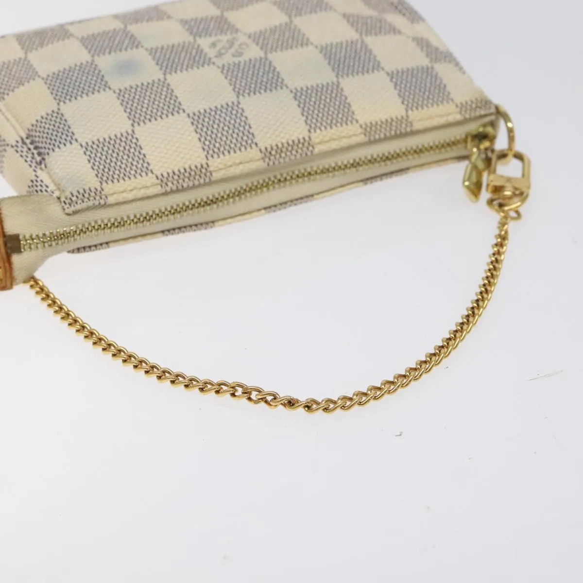 Louis Vuitton Mini Pochette Accessoires Canvas Clutch Bag (Pre-Owned)