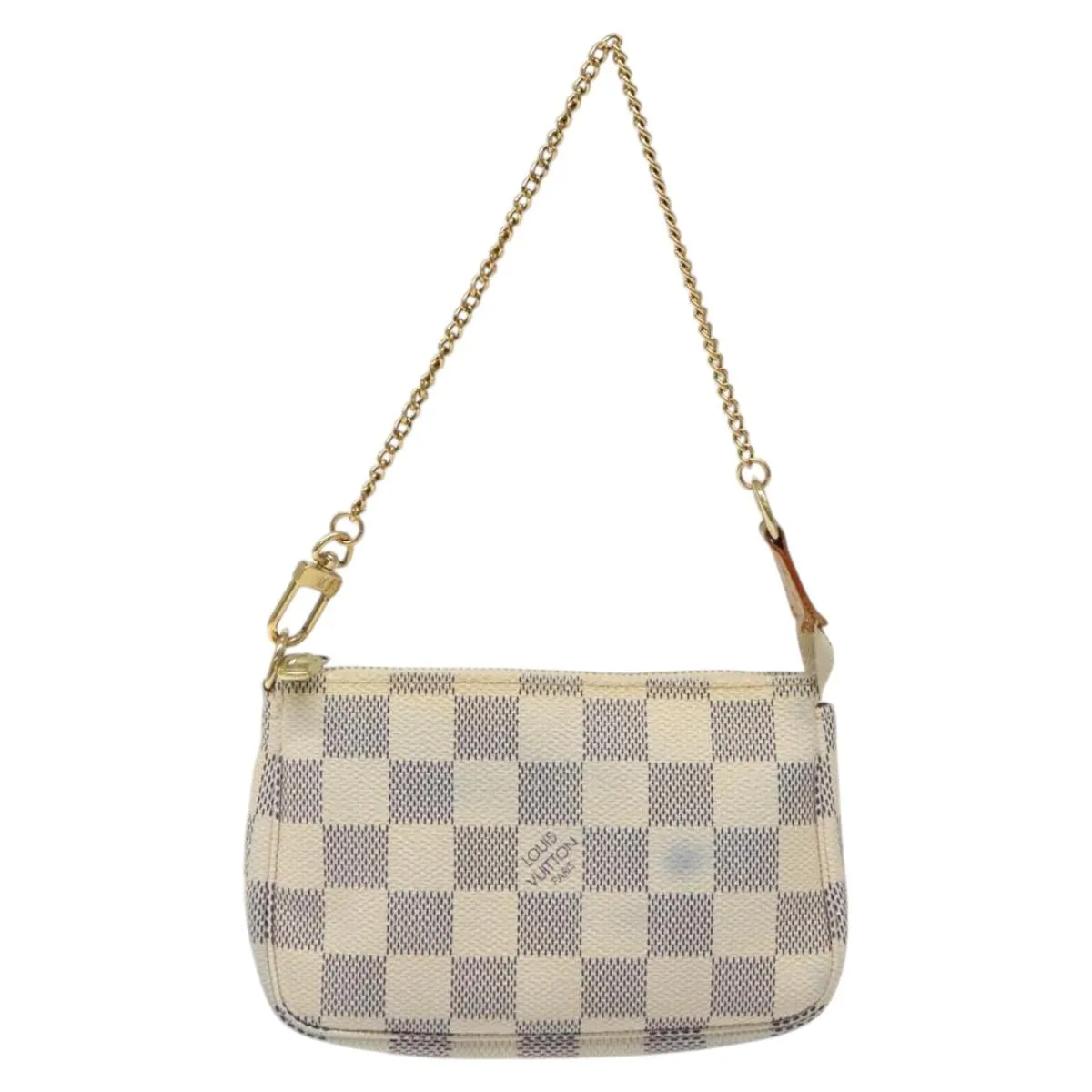 Louis Vuitton Mini Pochette Accessoires Canvas Clutch Bag (Pre-Owned)