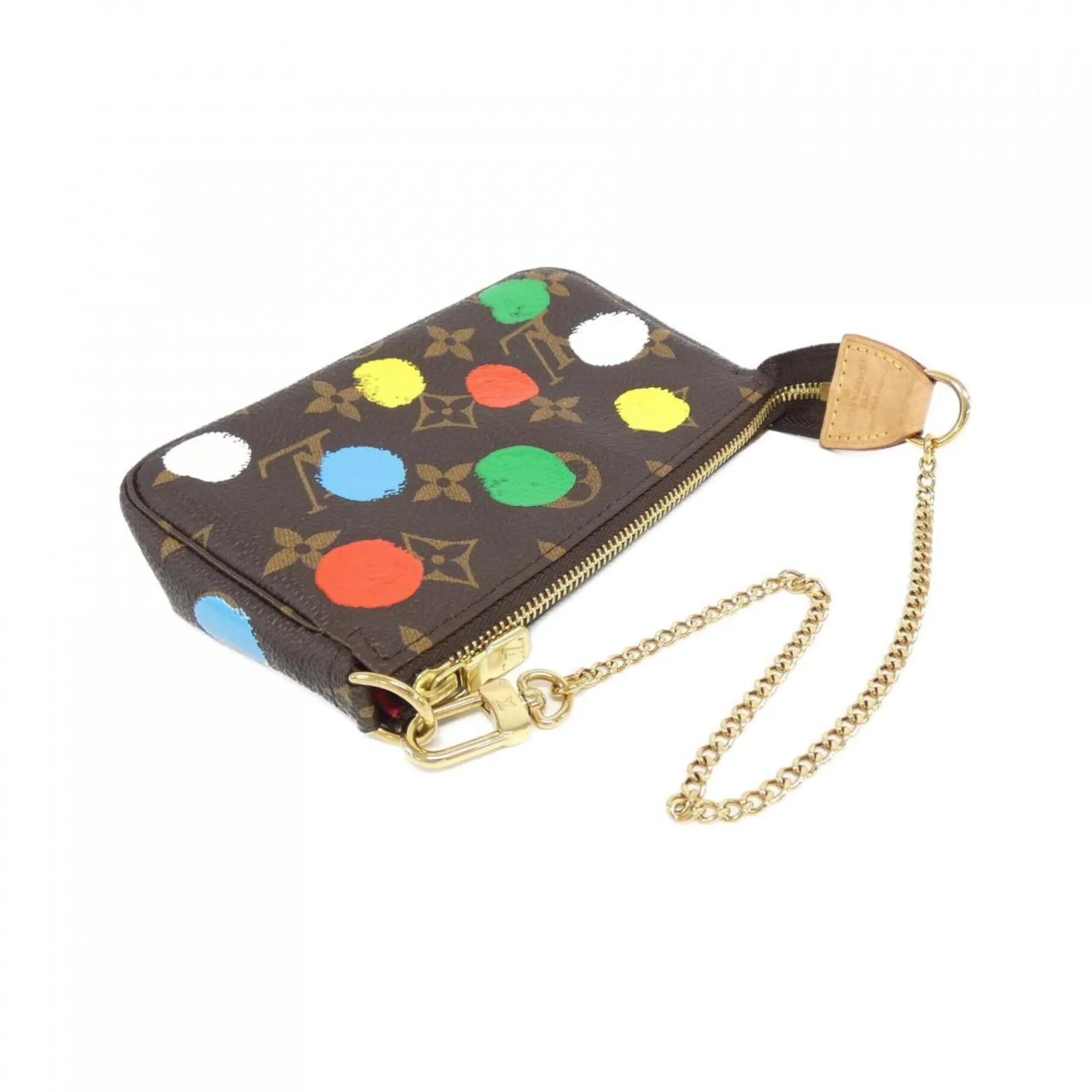 Louis Vuitton Mini Pochette Accessoires Canvas Clutch Bag (Pre-Owned)