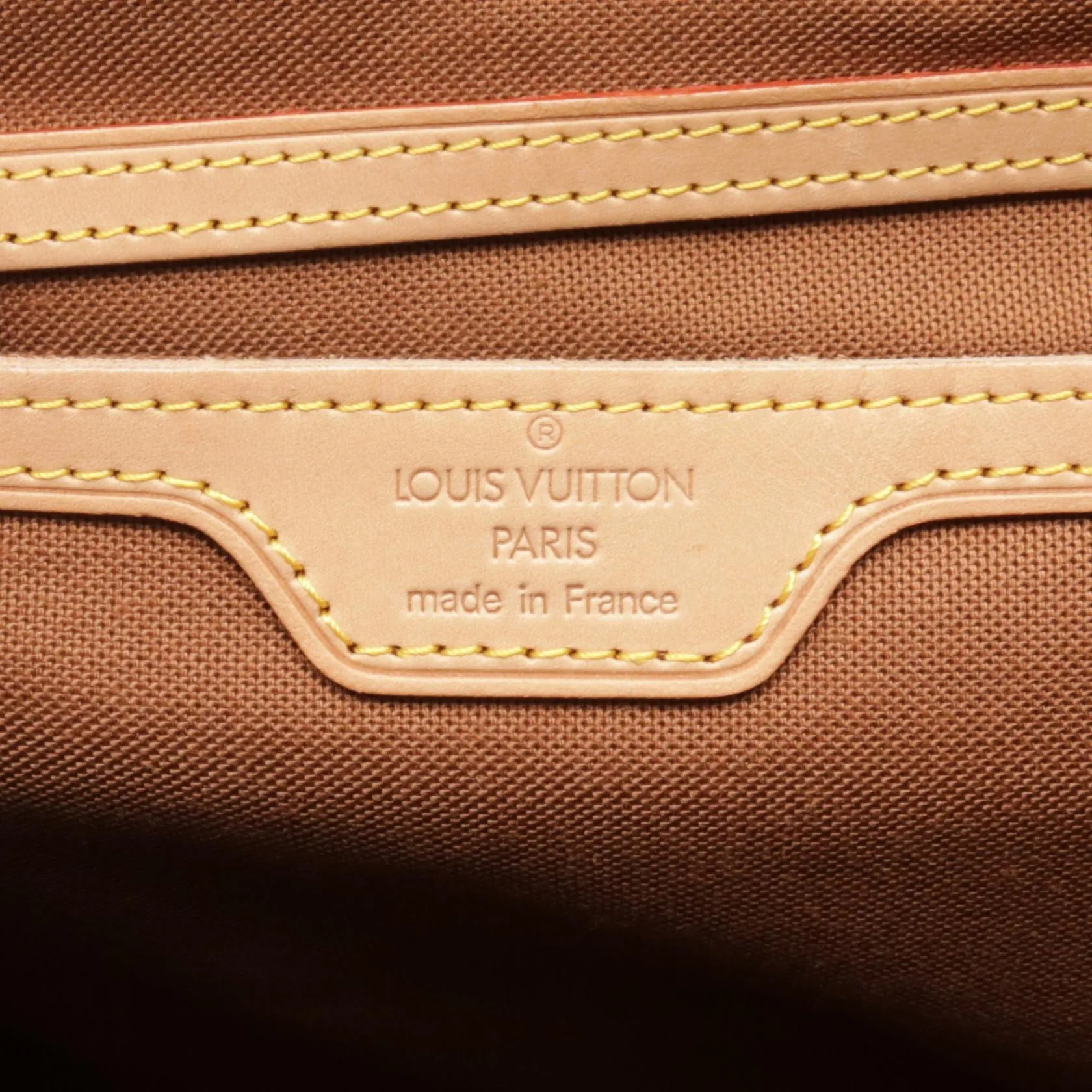 Louis Vuitton Monogram Canvas Leather Backpack