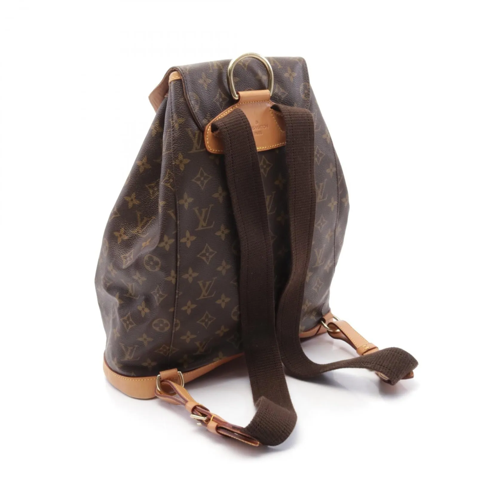 Louis Vuitton Monogram Canvas Leather Backpack