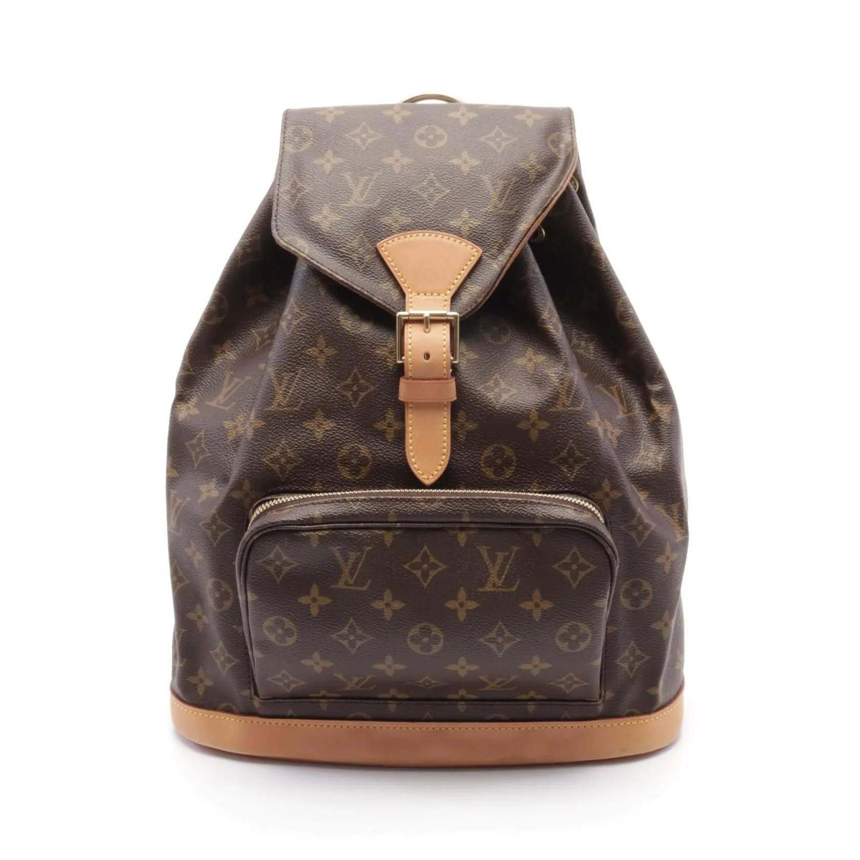 Louis Vuitton Monogram Canvas Leather Backpack