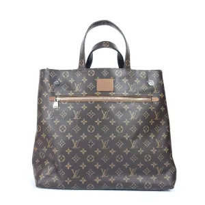 Louis Vuitton Monogram Canvas Leather Shoulder Bag Tote Bag (Pre-Owned)