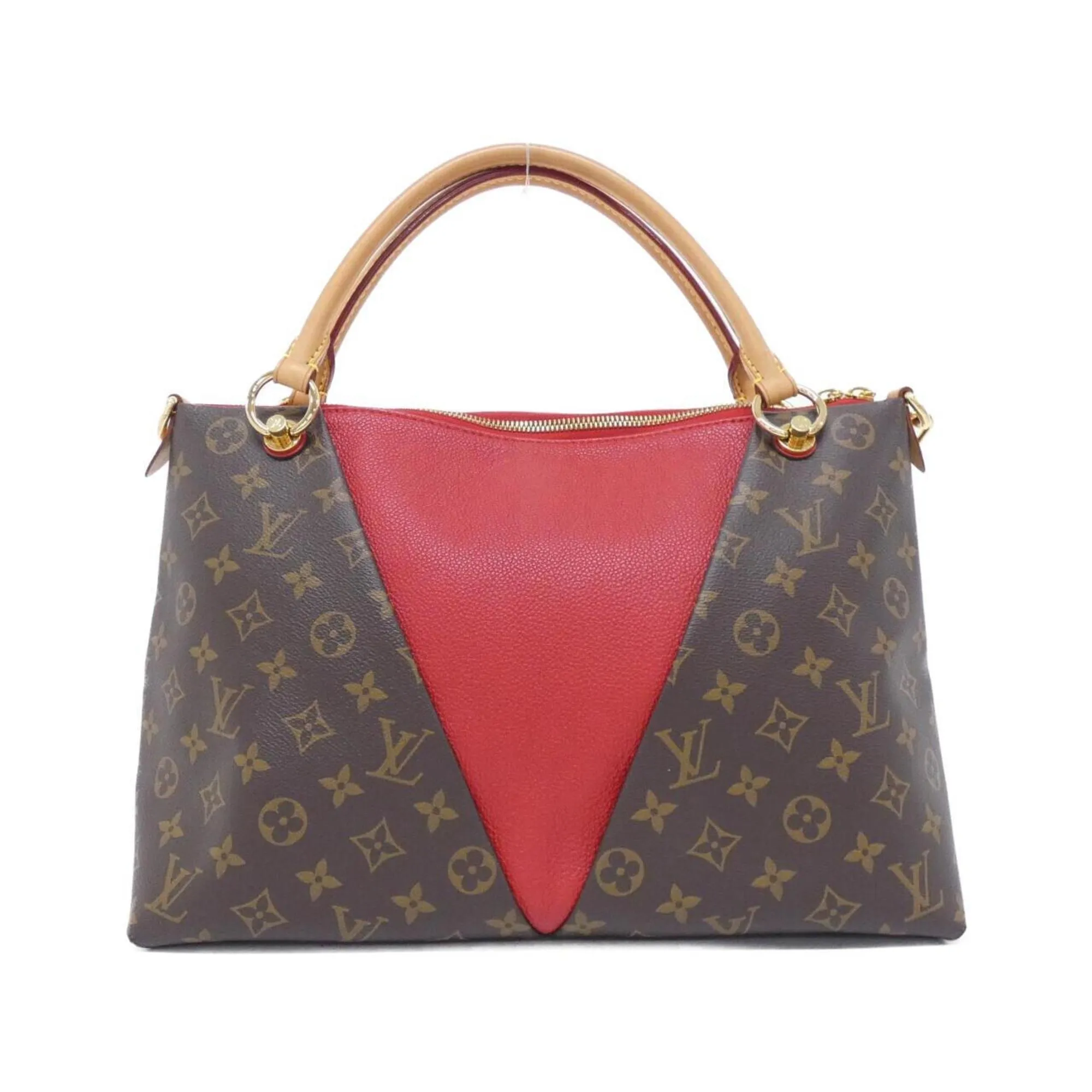 Louis Vuitton Monogram Cerise Marron Monogram Monogram Leather Handbag (Pre-Owned)