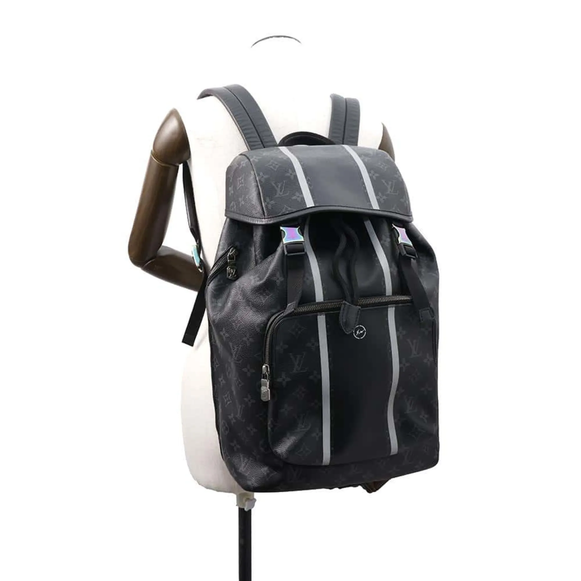 Louis Vuitton Monogram Eclipse Noir Monogram Eclipse Backpack (Pre-Owned)