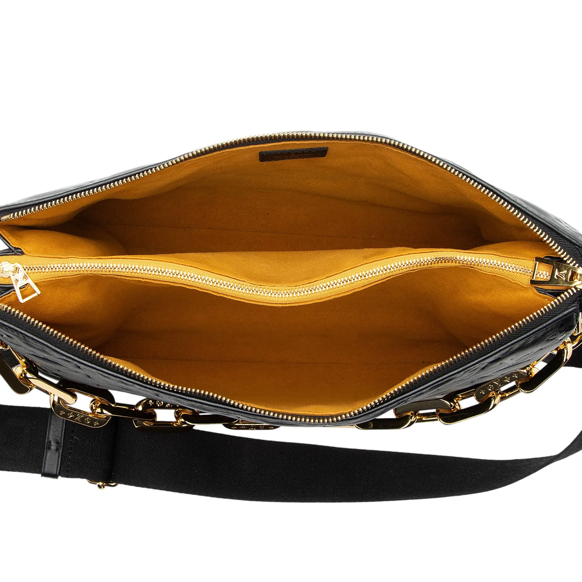 Louis Vuitton Monogram Embossed Lambskin Coussin MM Shoulder Bag