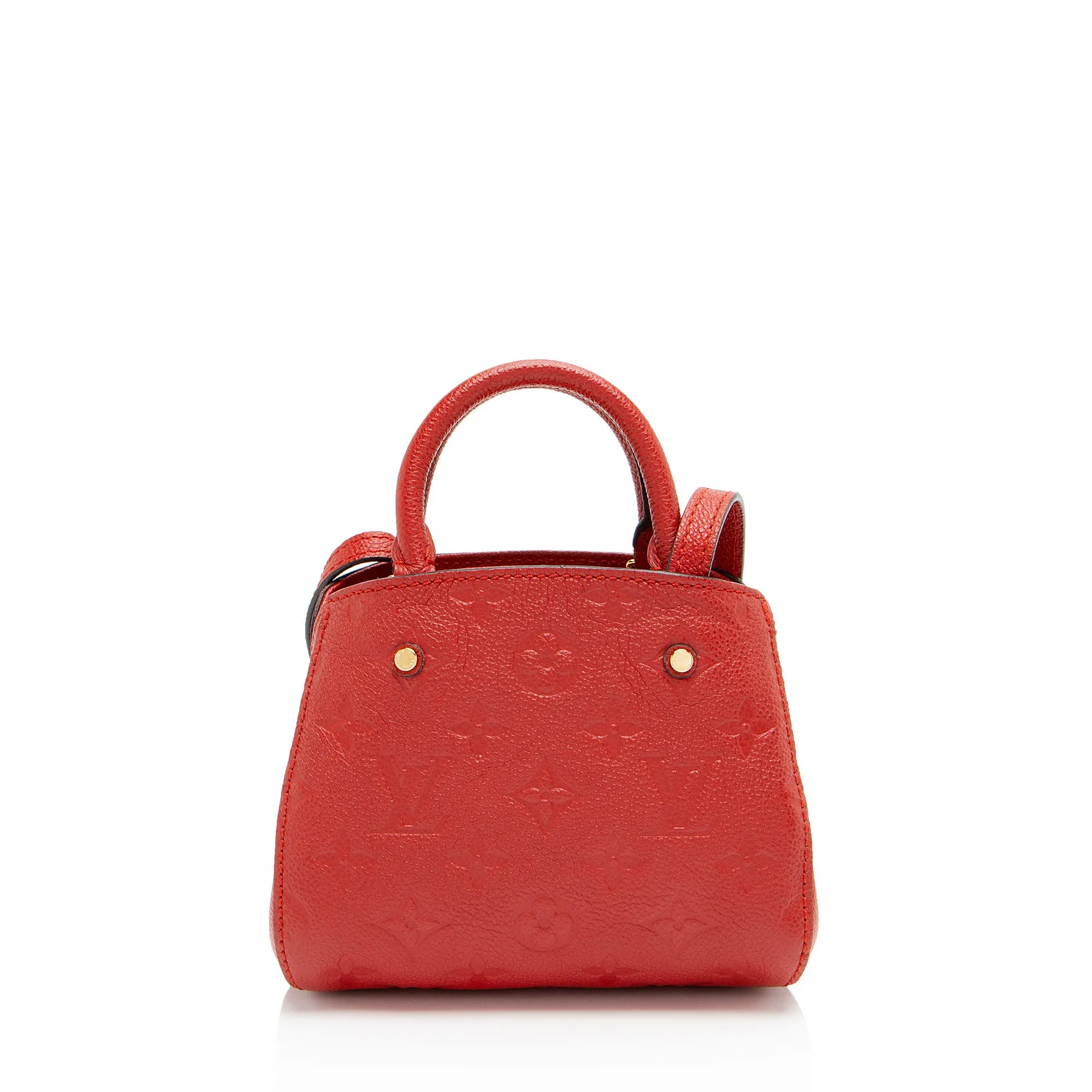 Louis Vuitton Monogram Empreinte Montaigne Nano Satchel