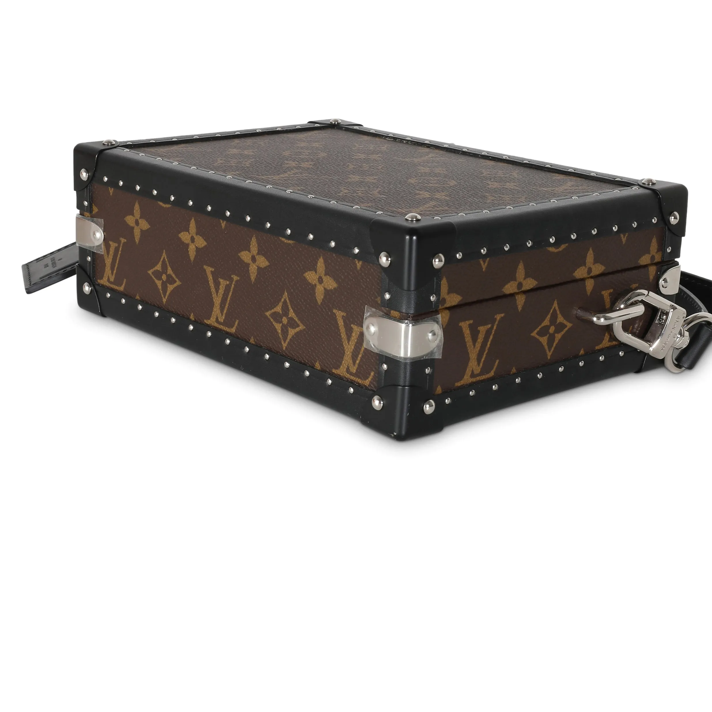 Louis Vuitton Monogram Macassar Canvas Clutch Box