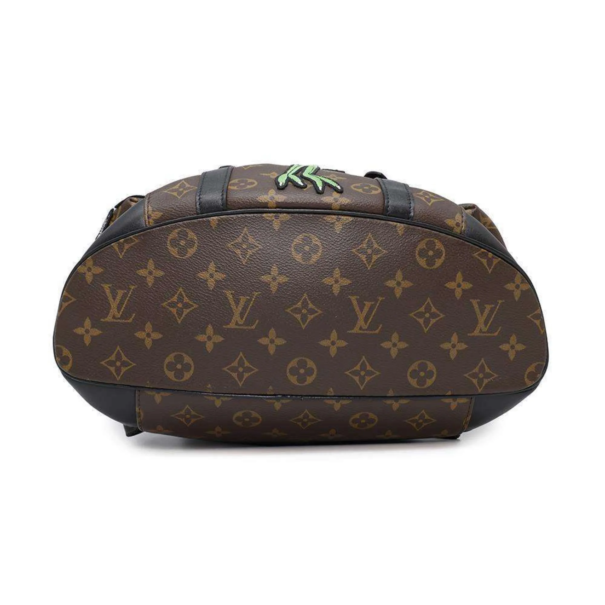 Louis Vuitton Monogram Macassar Noir Backpack (Pre-Owned)