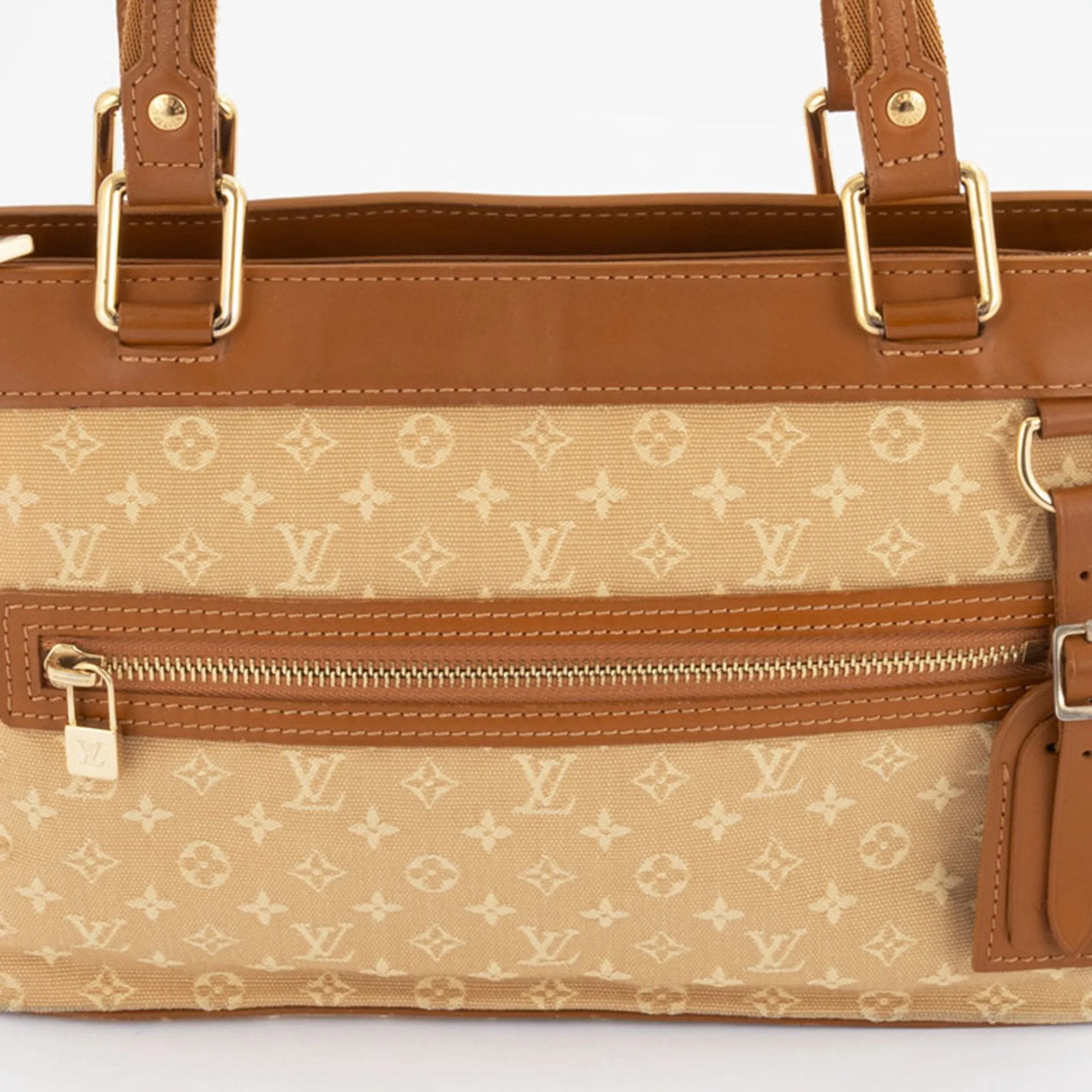 Louis Vuitton Monogram Mini Canvas Leather Handbag (Pre-Owned)