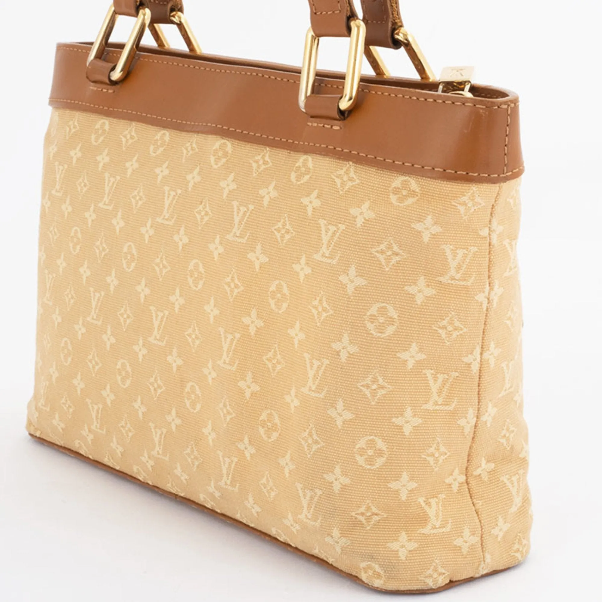 Louis Vuitton Monogram Mini Canvas Leather Handbag (Pre-Owned)