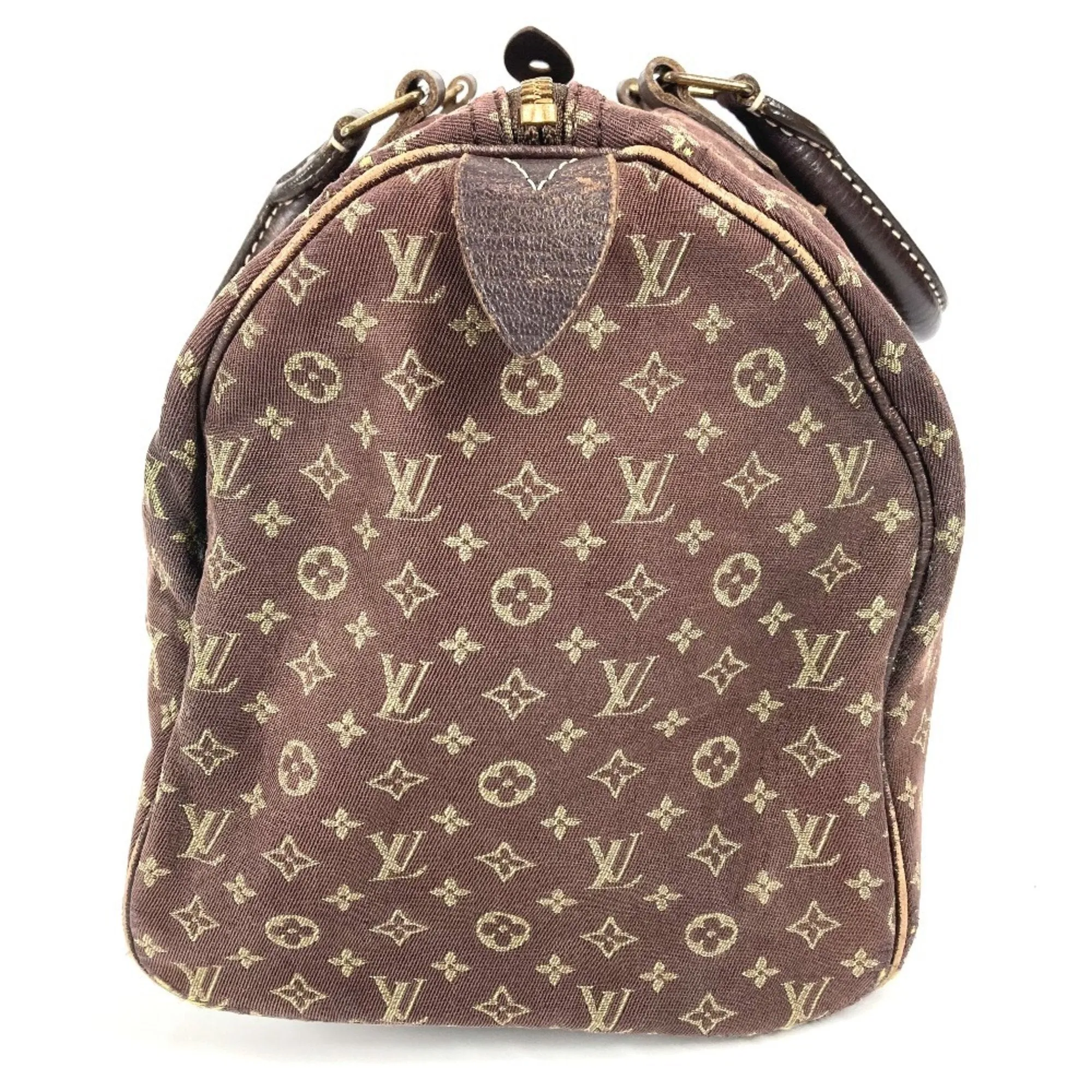 Louis Vuitton Monogram Mini Lin Boston Bag Handbag (Pre-Owned)
