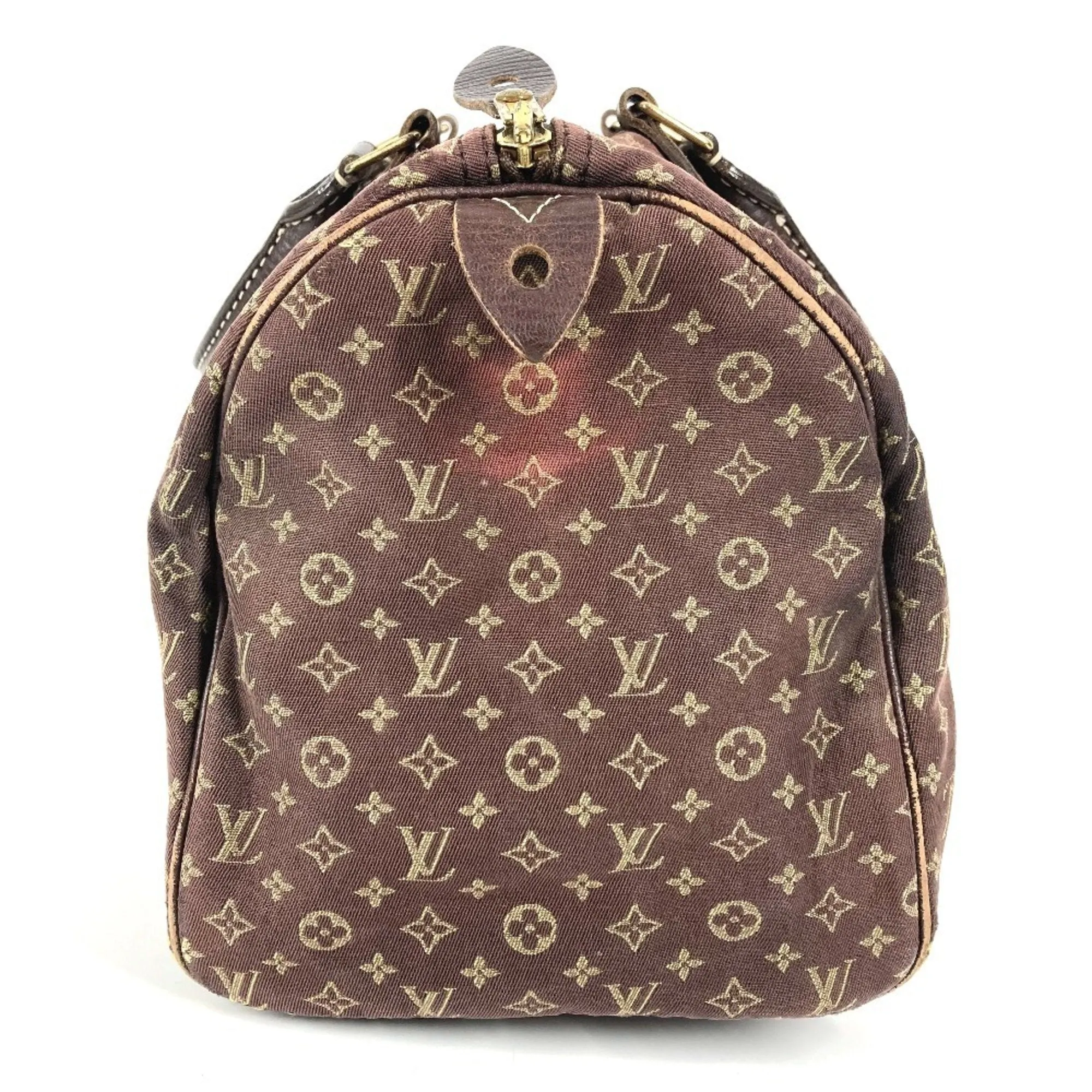 Louis Vuitton Monogram Mini Lin Boston Bag Handbag (Pre-Owned)