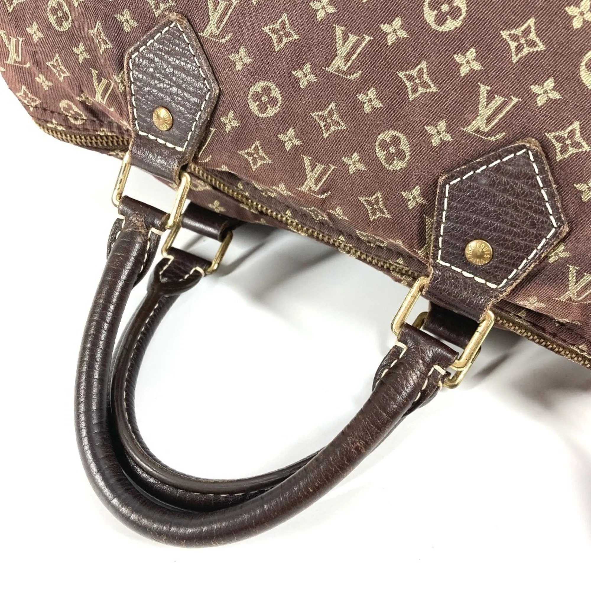 Louis Vuitton Monogram Mini Lin Boston Bag Handbag (Pre-Owned)