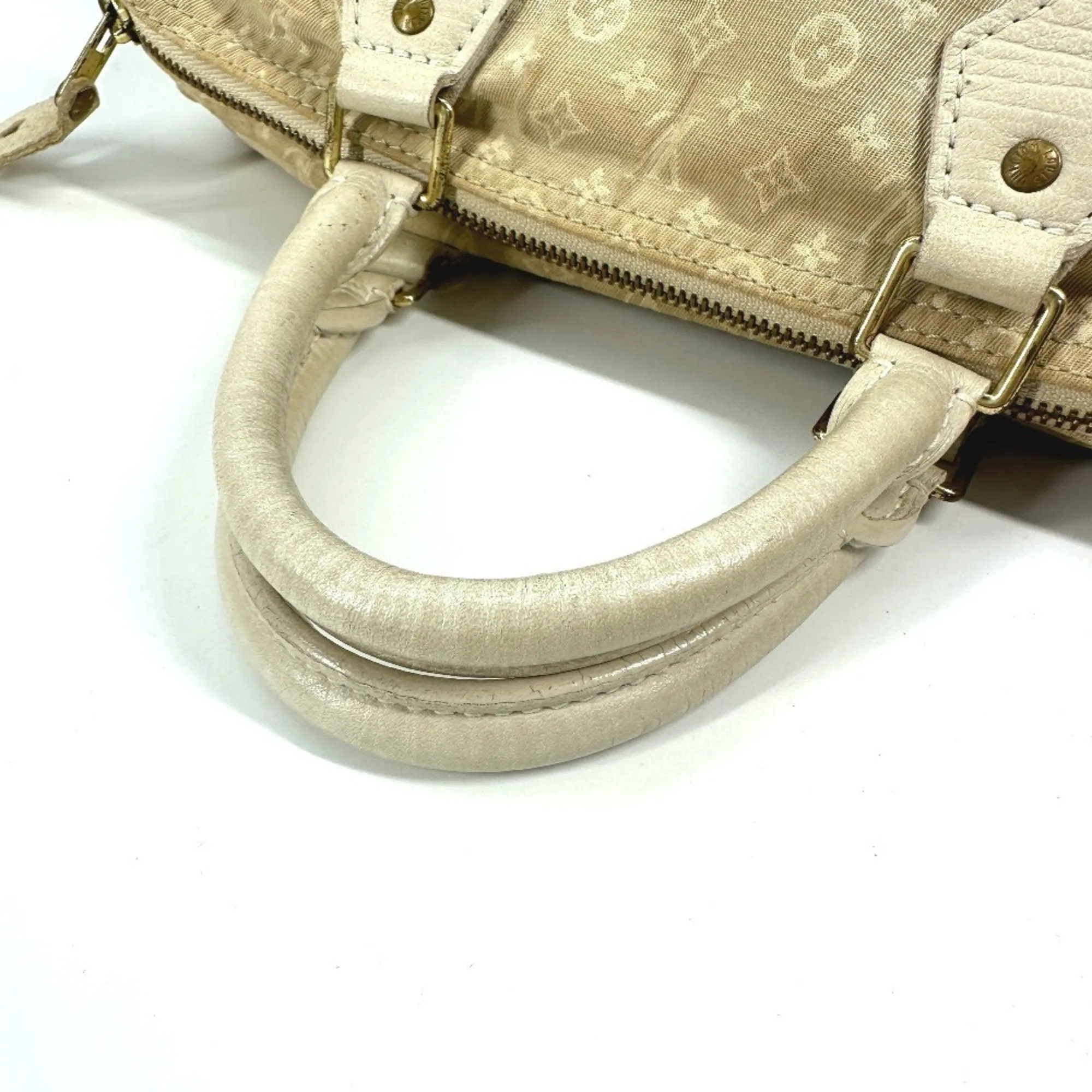 Louis Vuitton Monogram Mini Lin Dune Monogram Mini Lin Boston Bag Handbag (Pre-Owned)