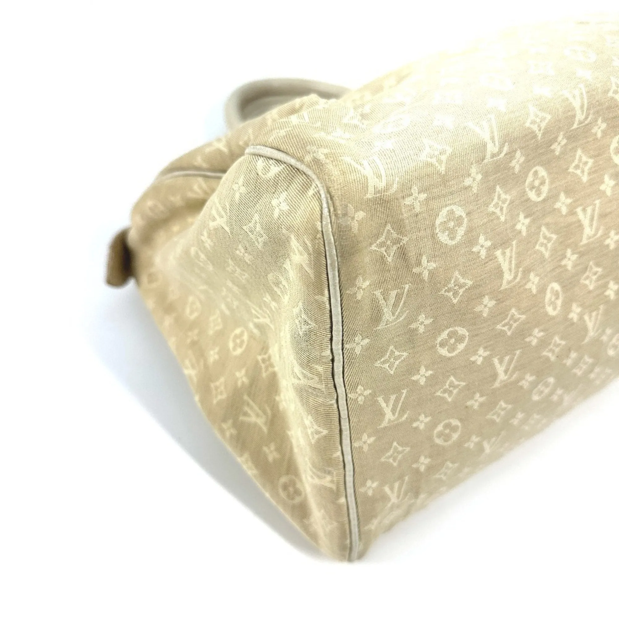 Louis Vuitton Monogram Mini Lin Dune Monogram Mini Lin Boston Bag Handbag (Pre-Owned)