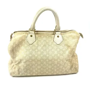 Louis Vuitton Monogram Mini Lin Dune Monogram Mini Lin Boston Bag Handbag (Pre-Owned)