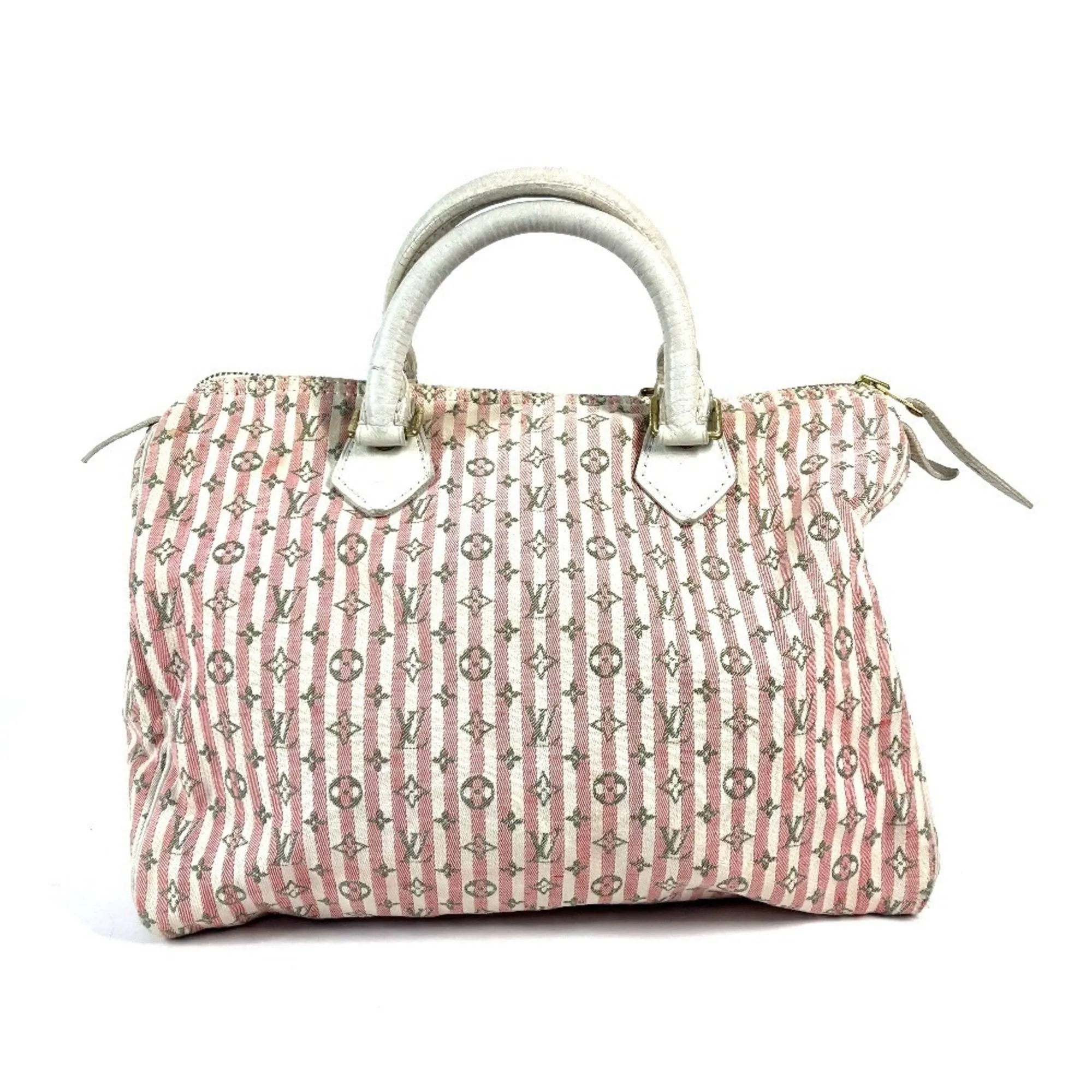 Louis Vuitton Monogram Mini Lin Monogram Mini Lin Boston Bag Handbag (Pre-Owned)