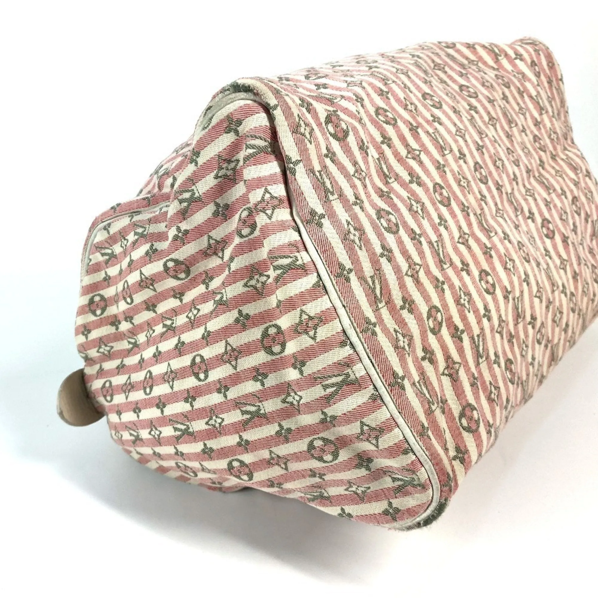 Louis Vuitton Monogram Mini Lin Monogram Mini Lin Boston Bag Handbag (Pre-Owned)