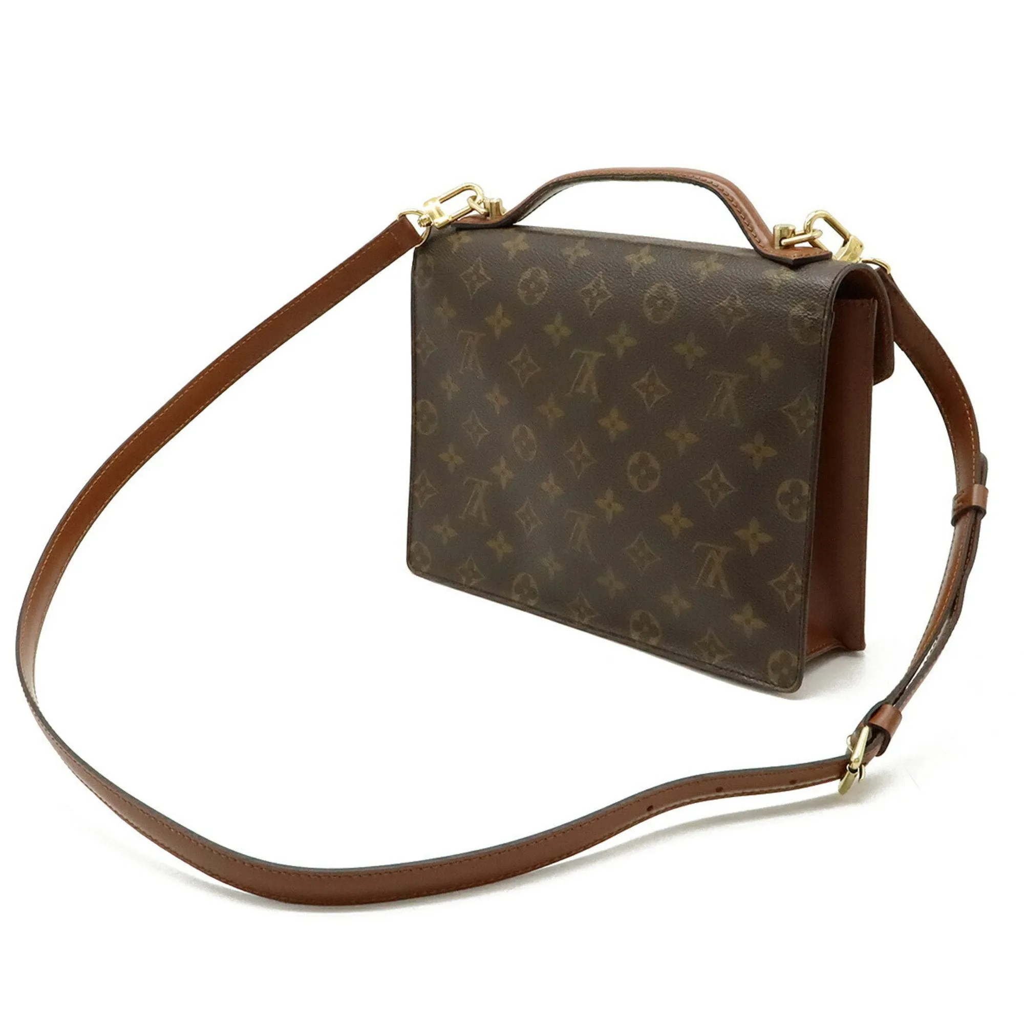 Louis Vuitton Monogram Monogram Clutch Bag Handbag Shoulder Bag (Pre-Owned)