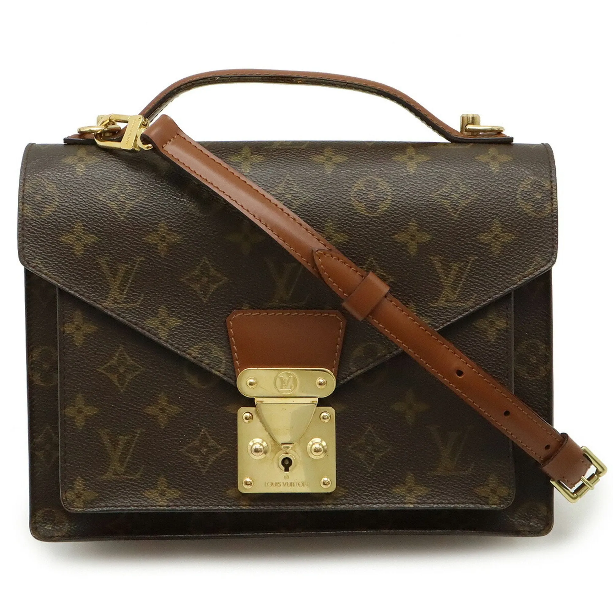 Louis Vuitton Monogram Monogram Clutch Bag Handbag Shoulder Bag (Pre-Owned)