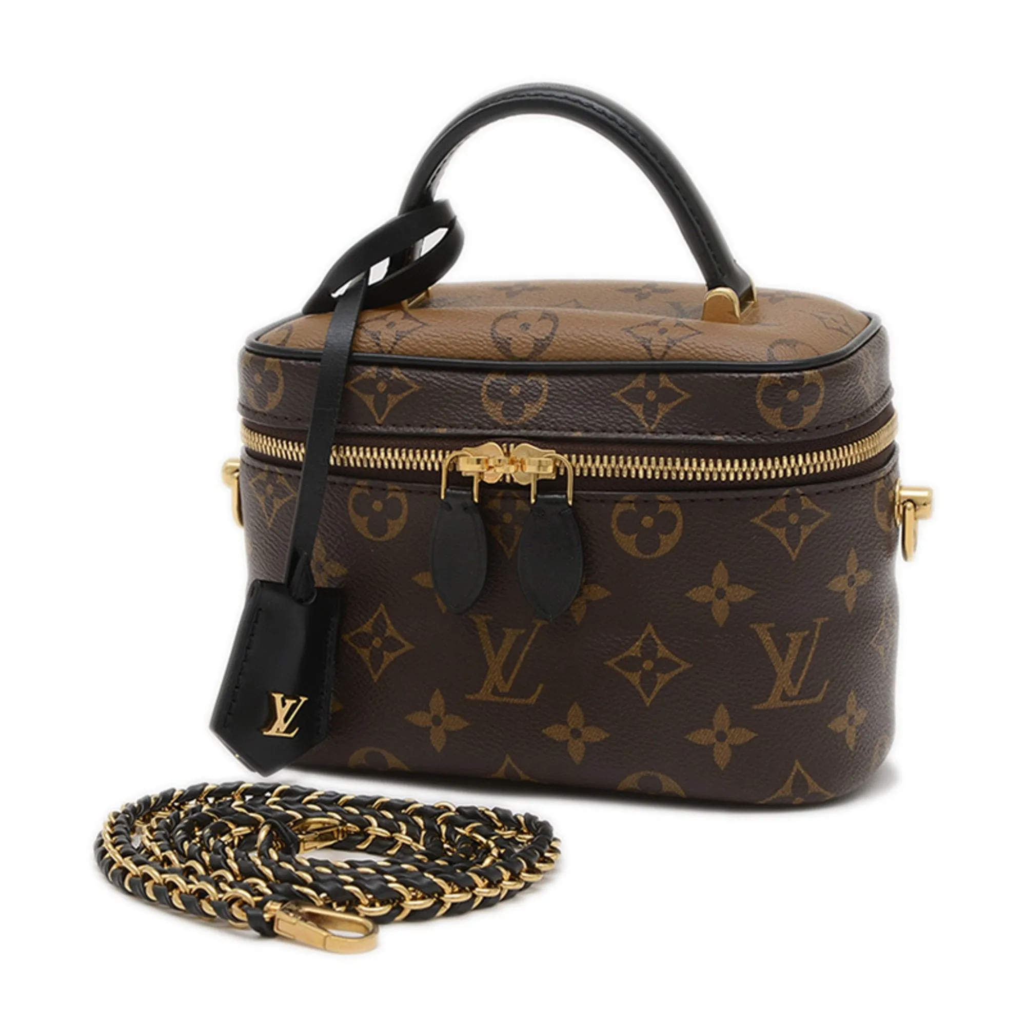 Louis Vuitton Monogram Reverse Handbag Vanity Bag (Pre-Owned)