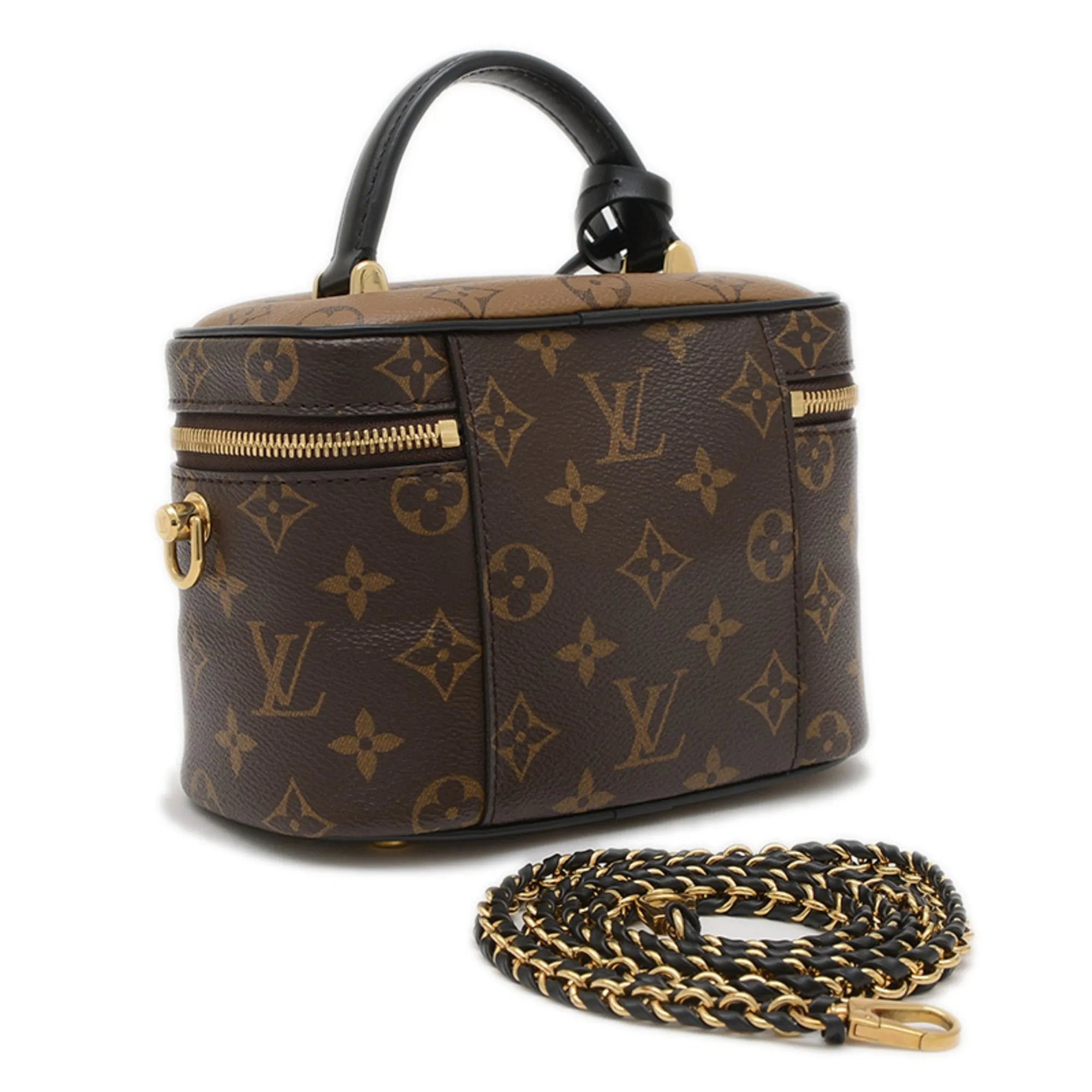 Louis Vuitton Monogram Reverse Handbag Vanity Bag (Pre-Owned)