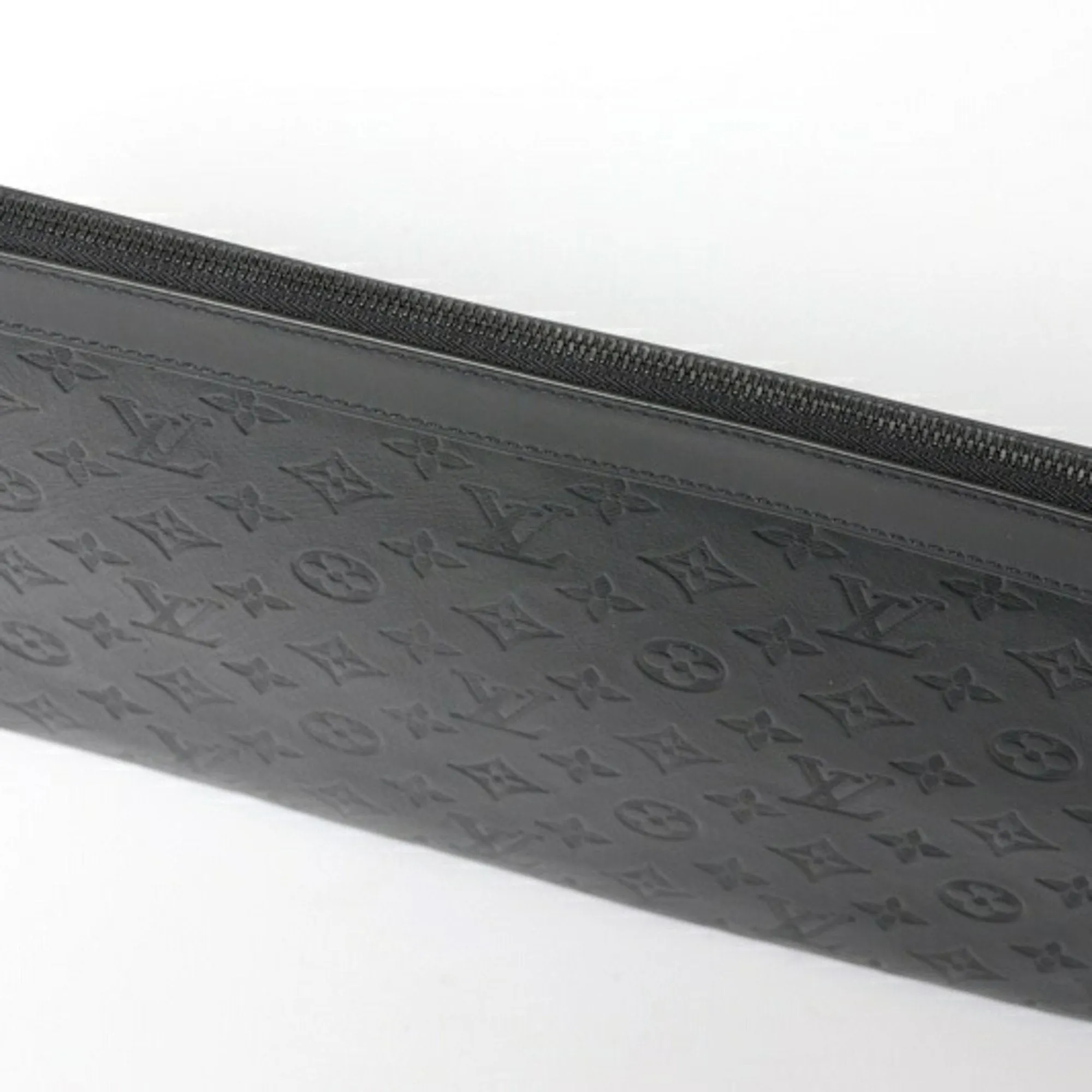 Louis Vuitton Monogram Shadow Clutch Bag Pochette (Pre-Owned)