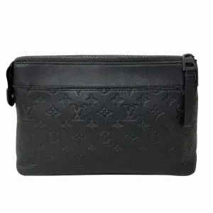 Louis Vuitton Monogram Shadow Clutch Bag (Pre-Owned)