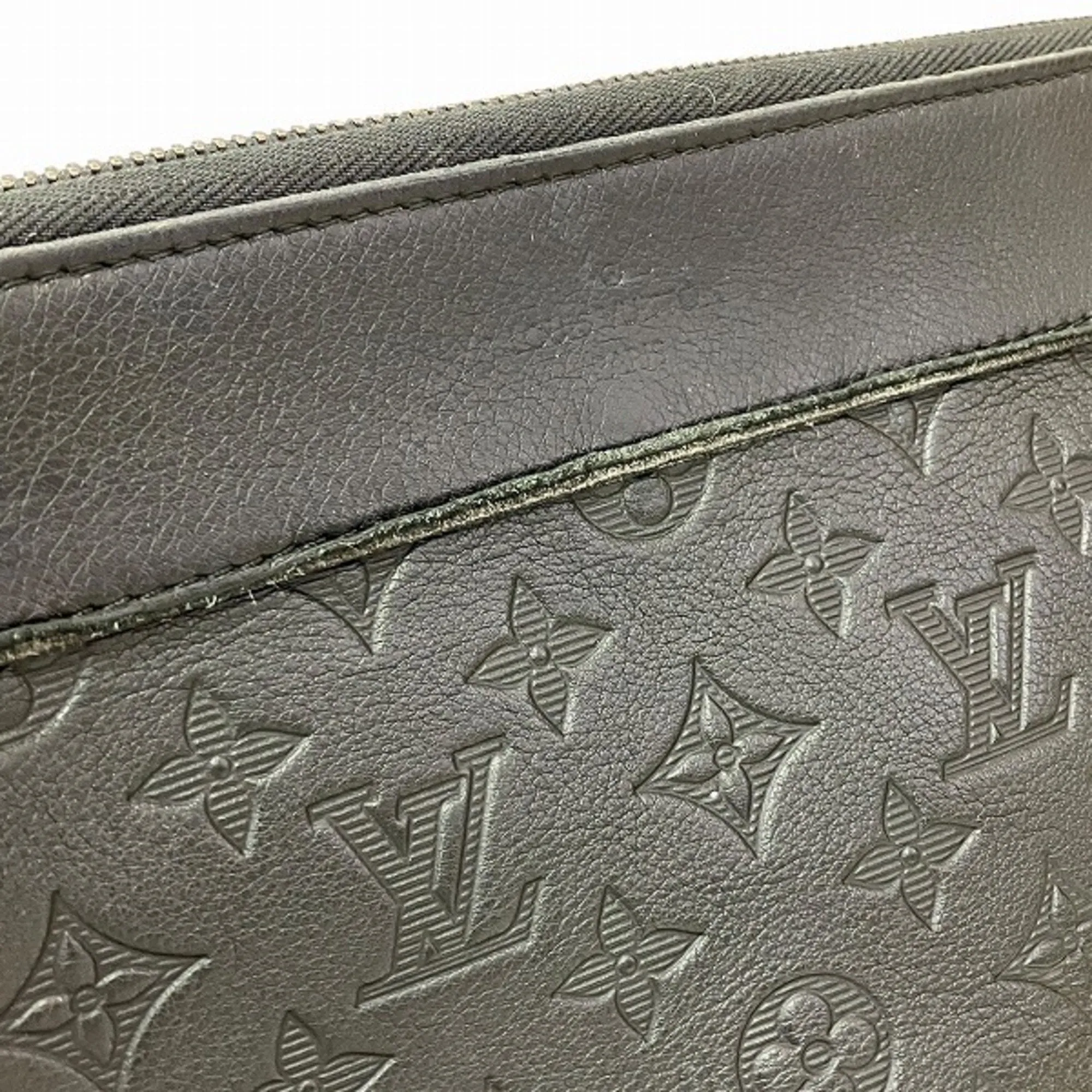 Louis Vuitton Monogram Shadow Clutch Bag (Pre-Owned)