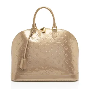 Louis Vuitton Monogram Vernis Alma GM Satchel