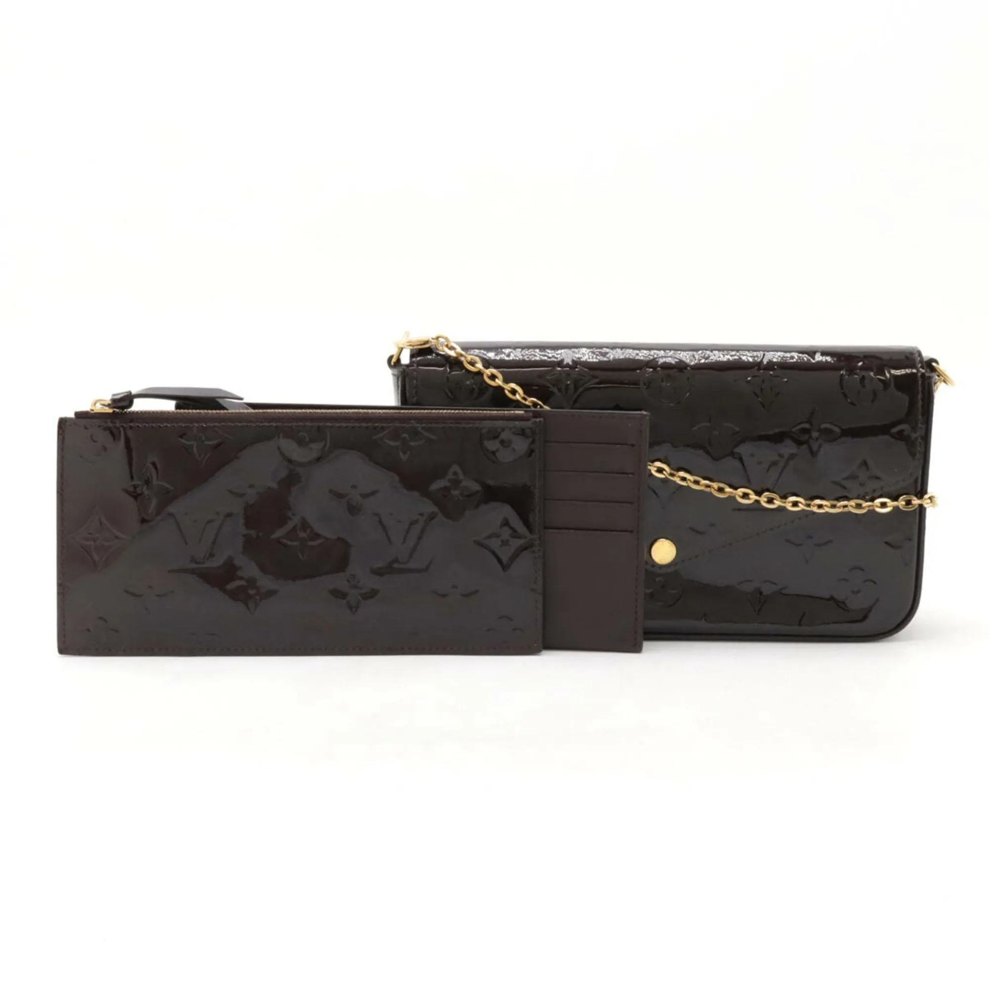 Louis Vuitton Monogram Vernis Clutch Bag Pochette Shoulder Bag (Pre-Owned)