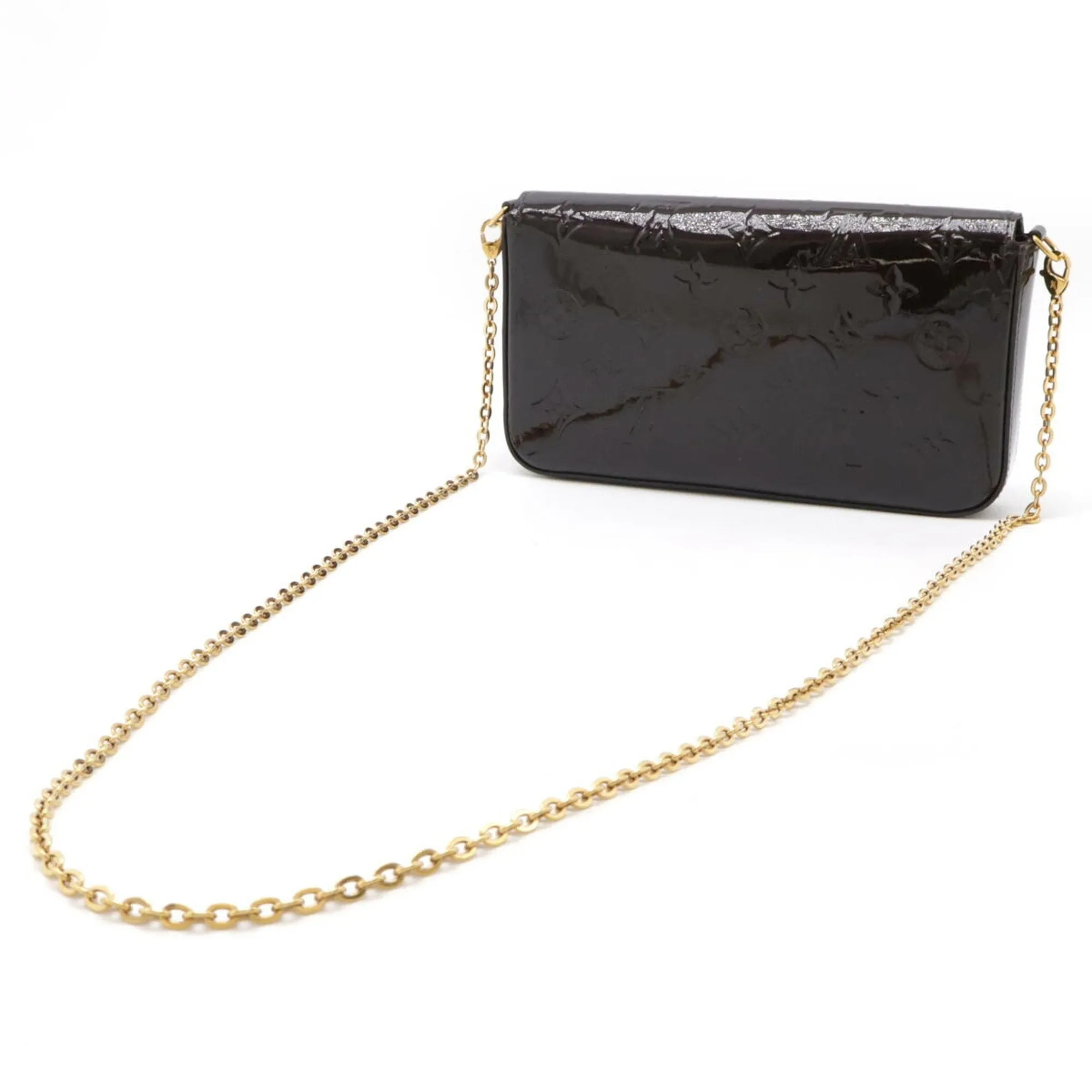 Louis Vuitton Monogram Vernis Clutch Bag Pochette Shoulder Bag (Pre-Owned)
