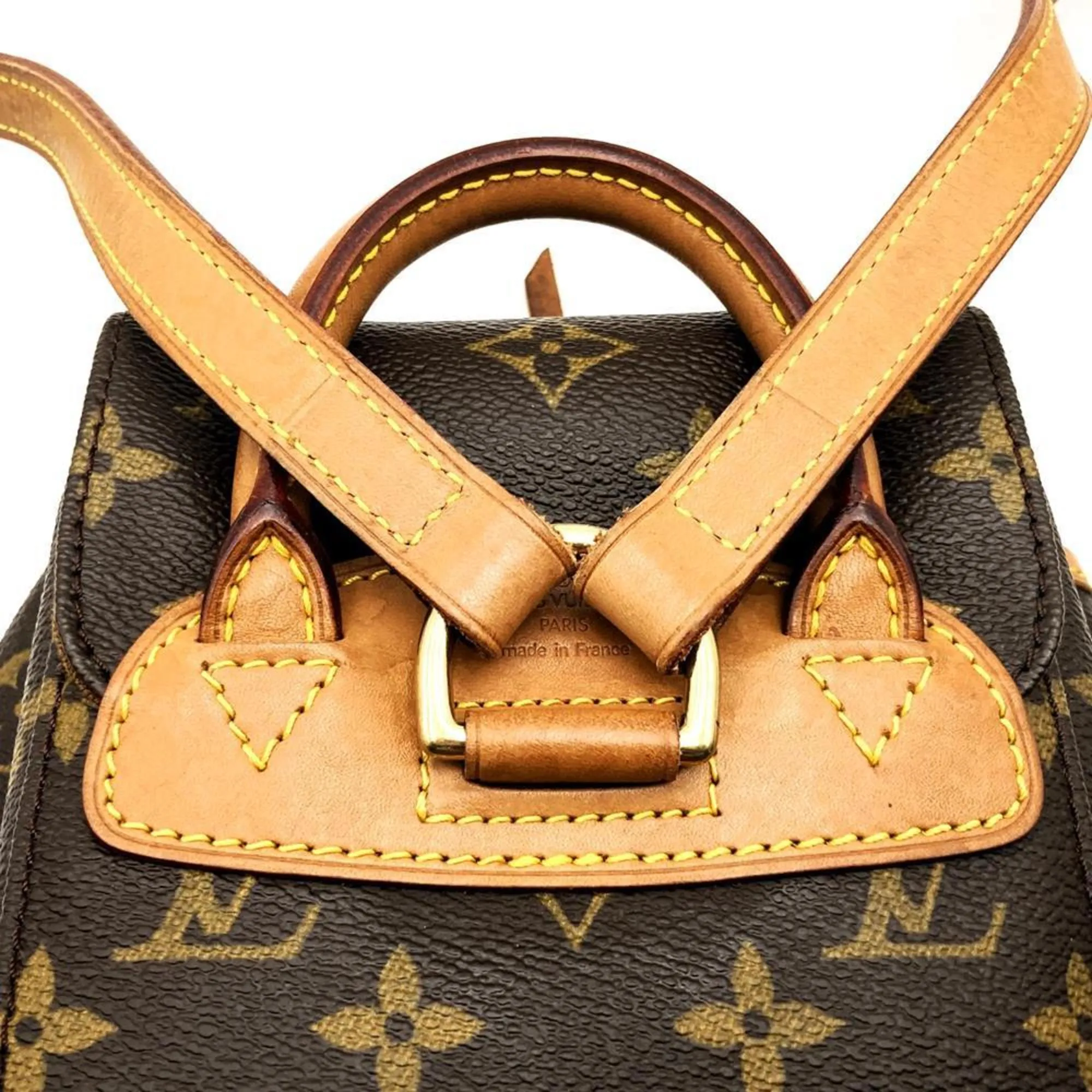 Louis Vuitton Montsouris Canvas Backpack Bag (Pre-Owned)