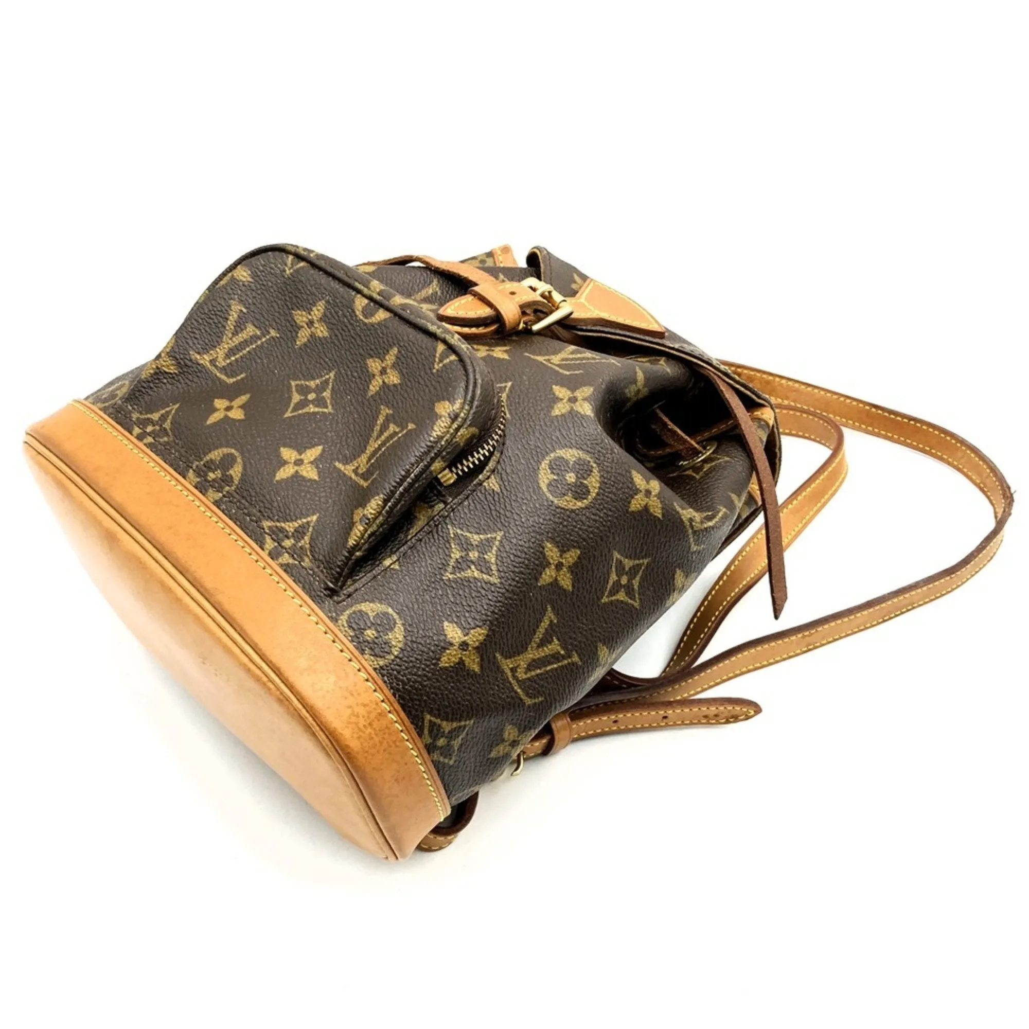 Louis Vuitton Montsouris Canvas Backpack Bag (Pre-Owned)