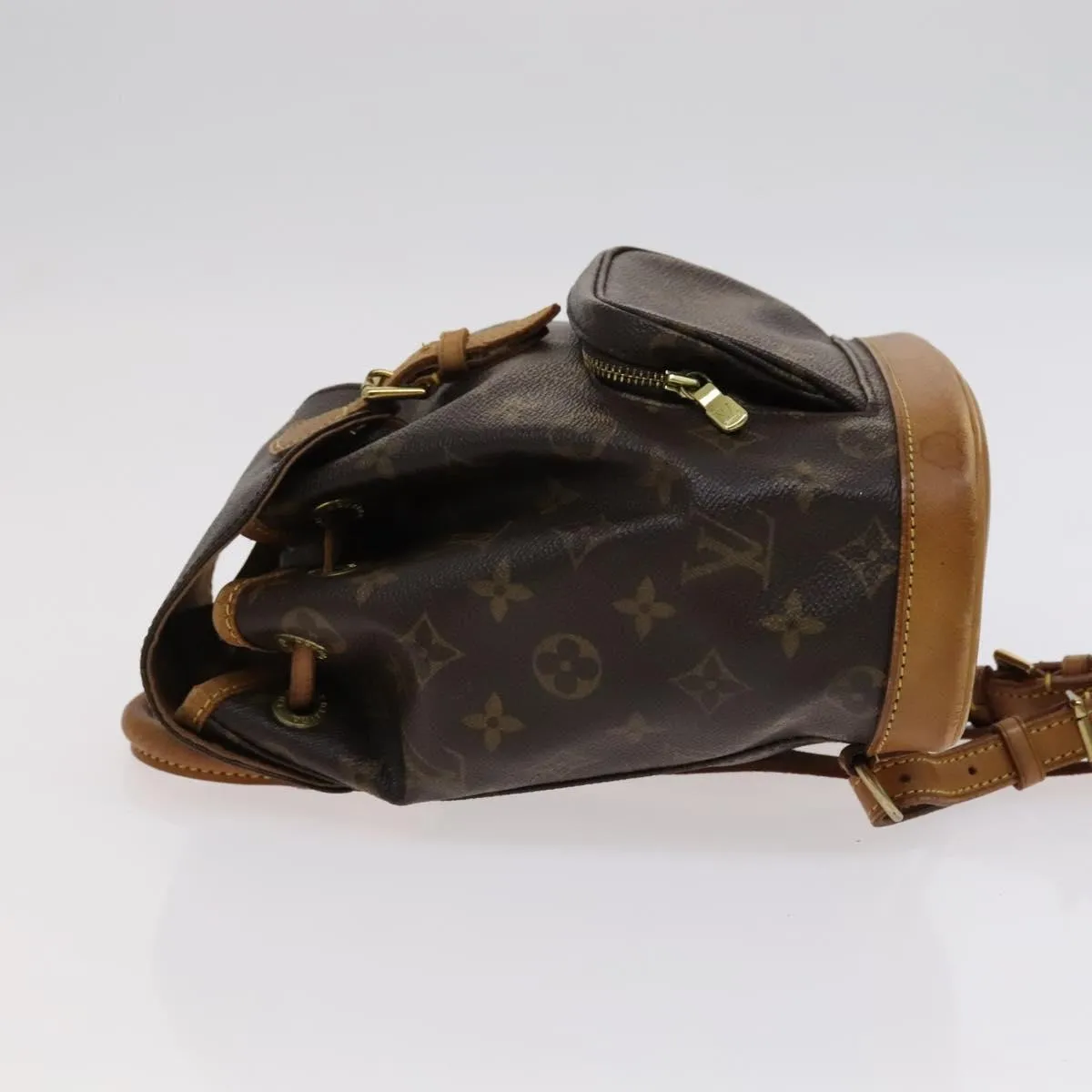 Louis Vuitton Montsouris Canvas Backpack Bag (Pre-Owned)