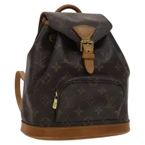 Louis Vuitton Montsouris Canvas Backpack Bag (Pre-Owned)
