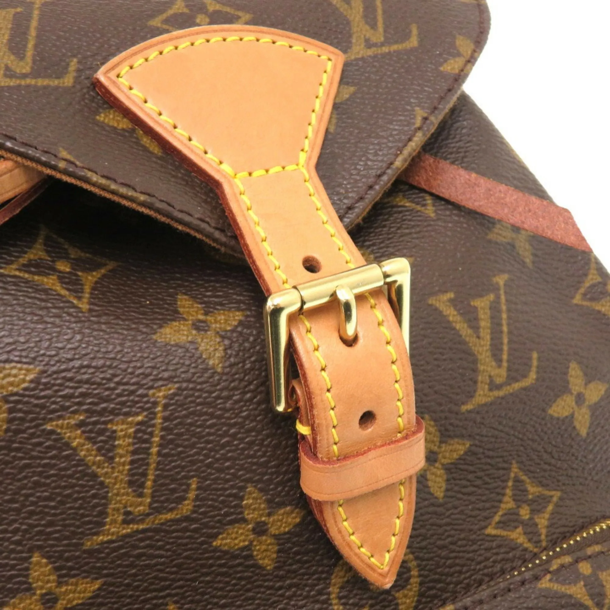 Louis Vuitton Montsouris Mm Canvas Backpack Bag (Pre-Owned)