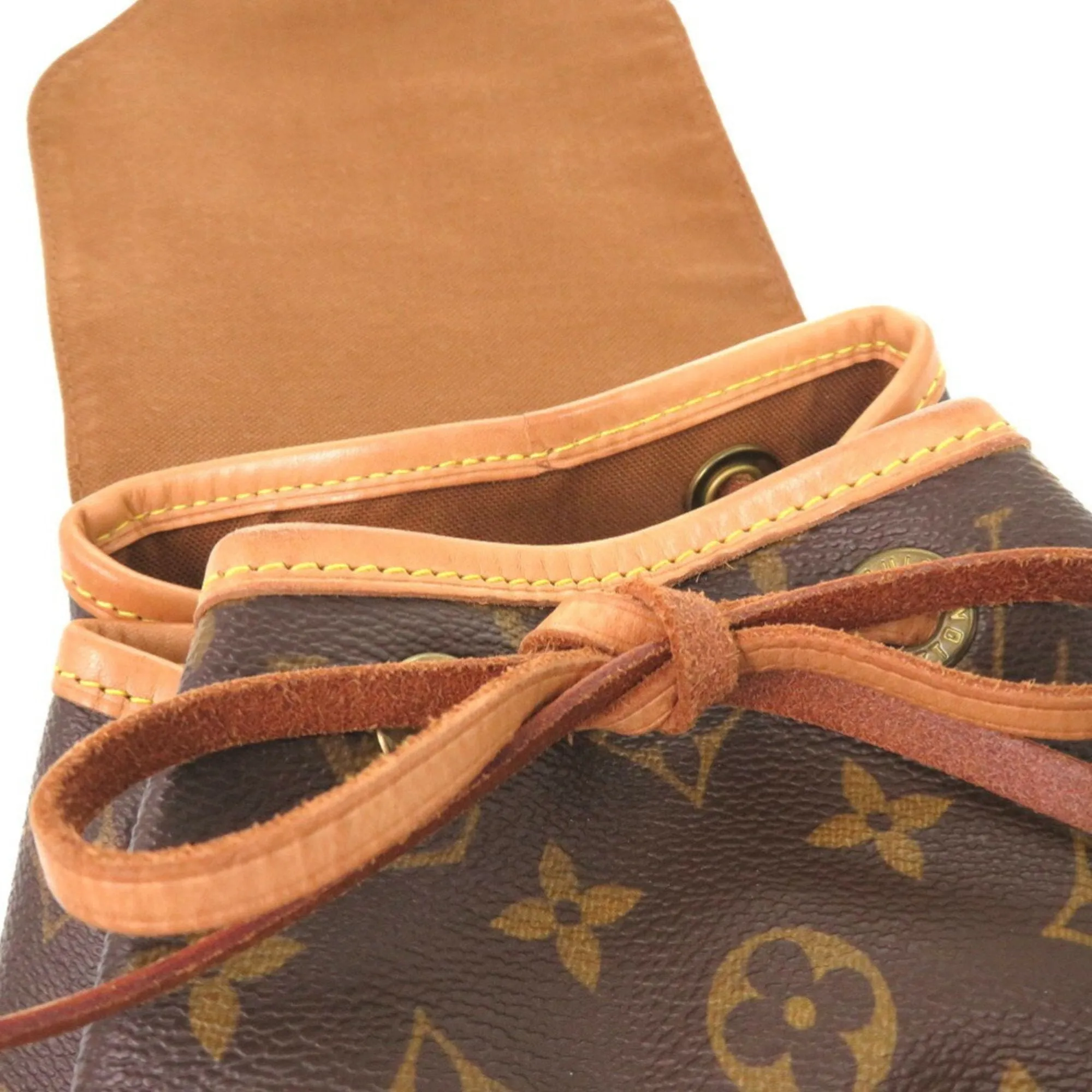 Louis Vuitton Montsouris Mm Canvas Backpack Bag (Pre-Owned)
